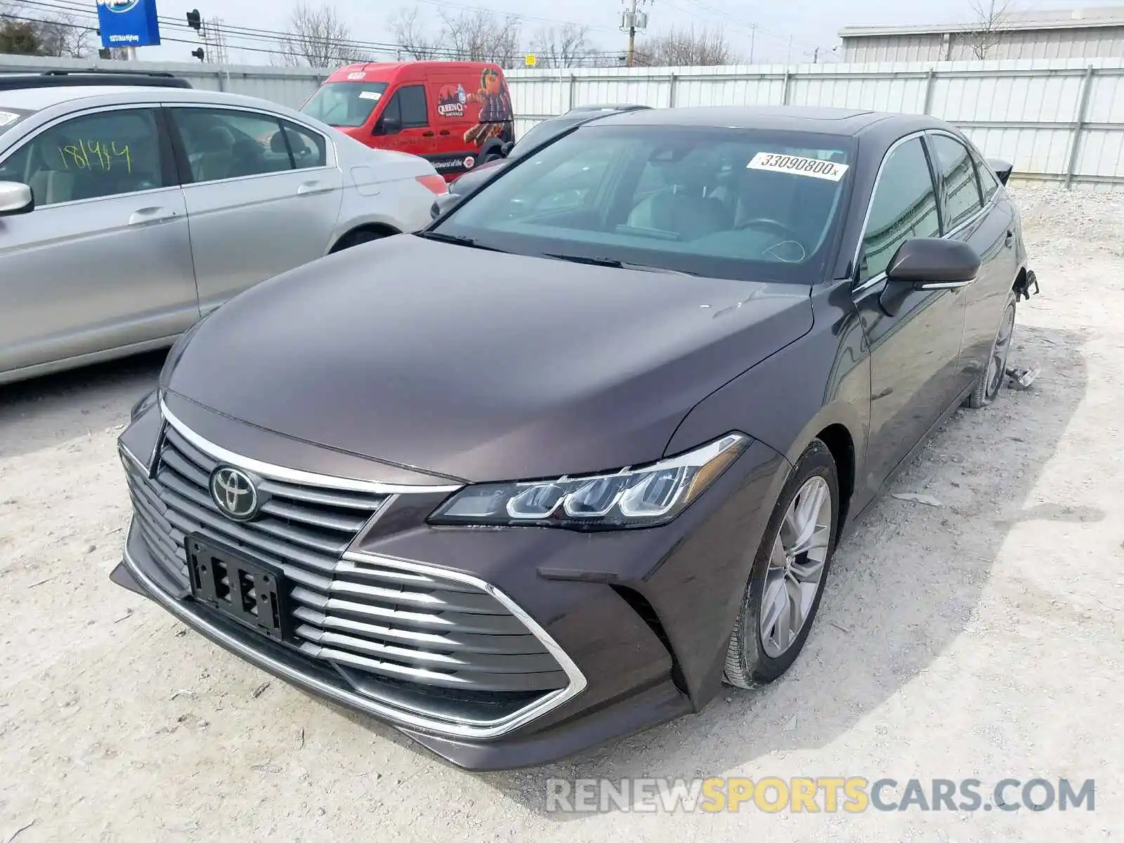 2 Photograph of a damaged car 4T1BZ1FB5KU003108 TOYOTA AVALON 2019