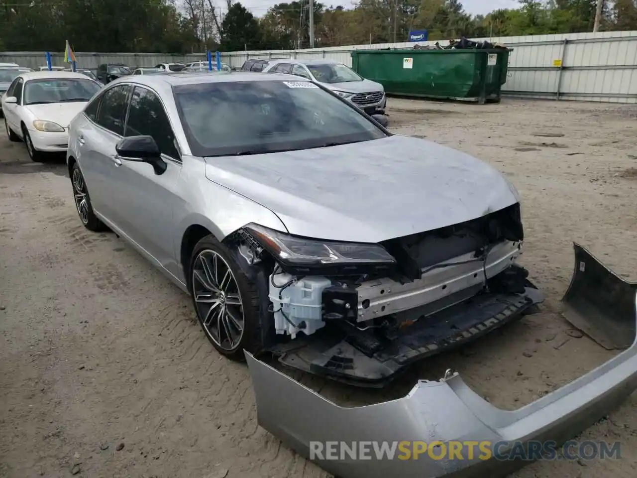 1 Photograph of a damaged car 4T1BZ1FB5KU004162 TOYOTA AVALON 2019