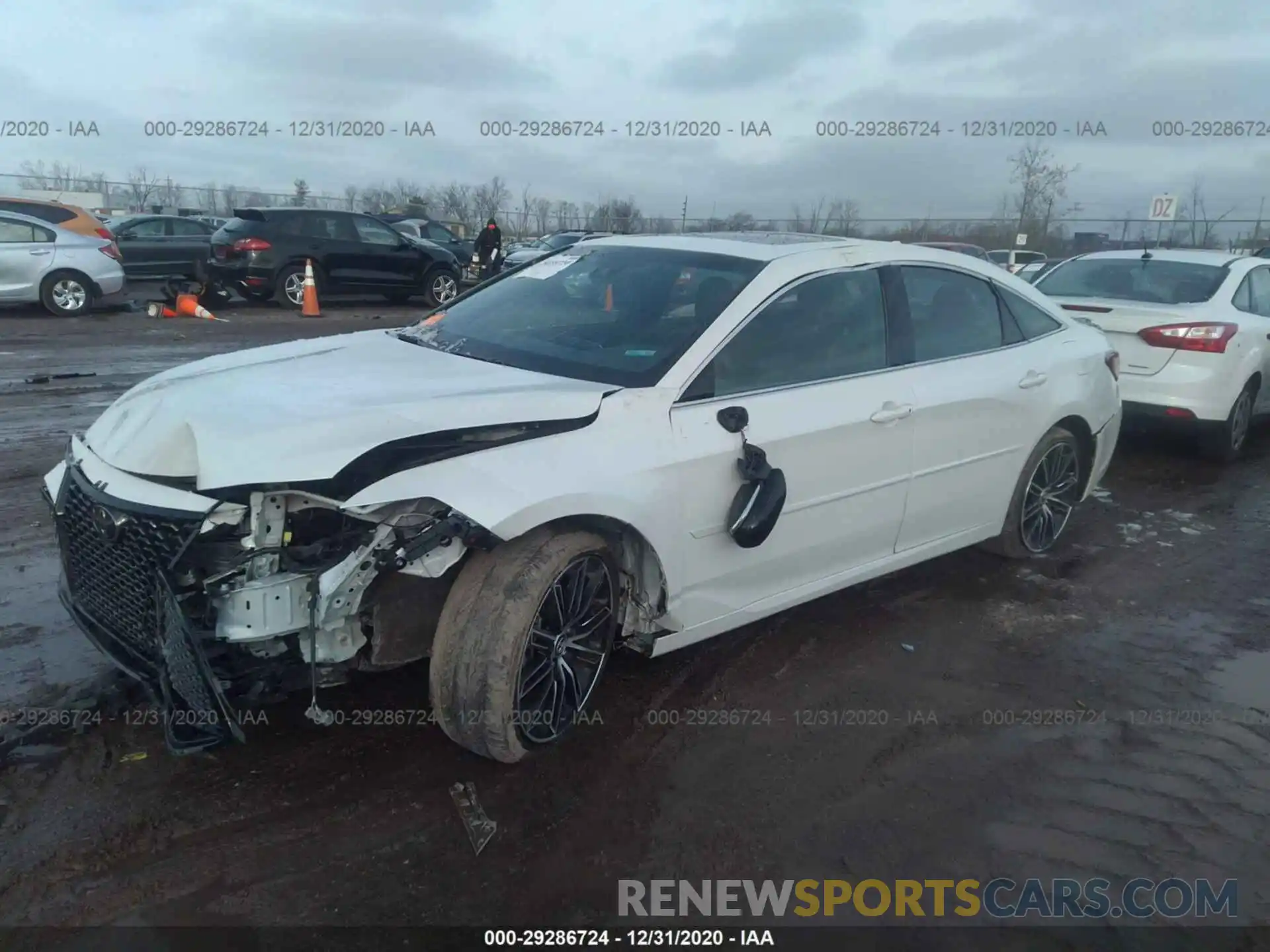 2 Photograph of a damaged car 4T1BZ1FB5KU004503 TOYOTA AVALON 2019