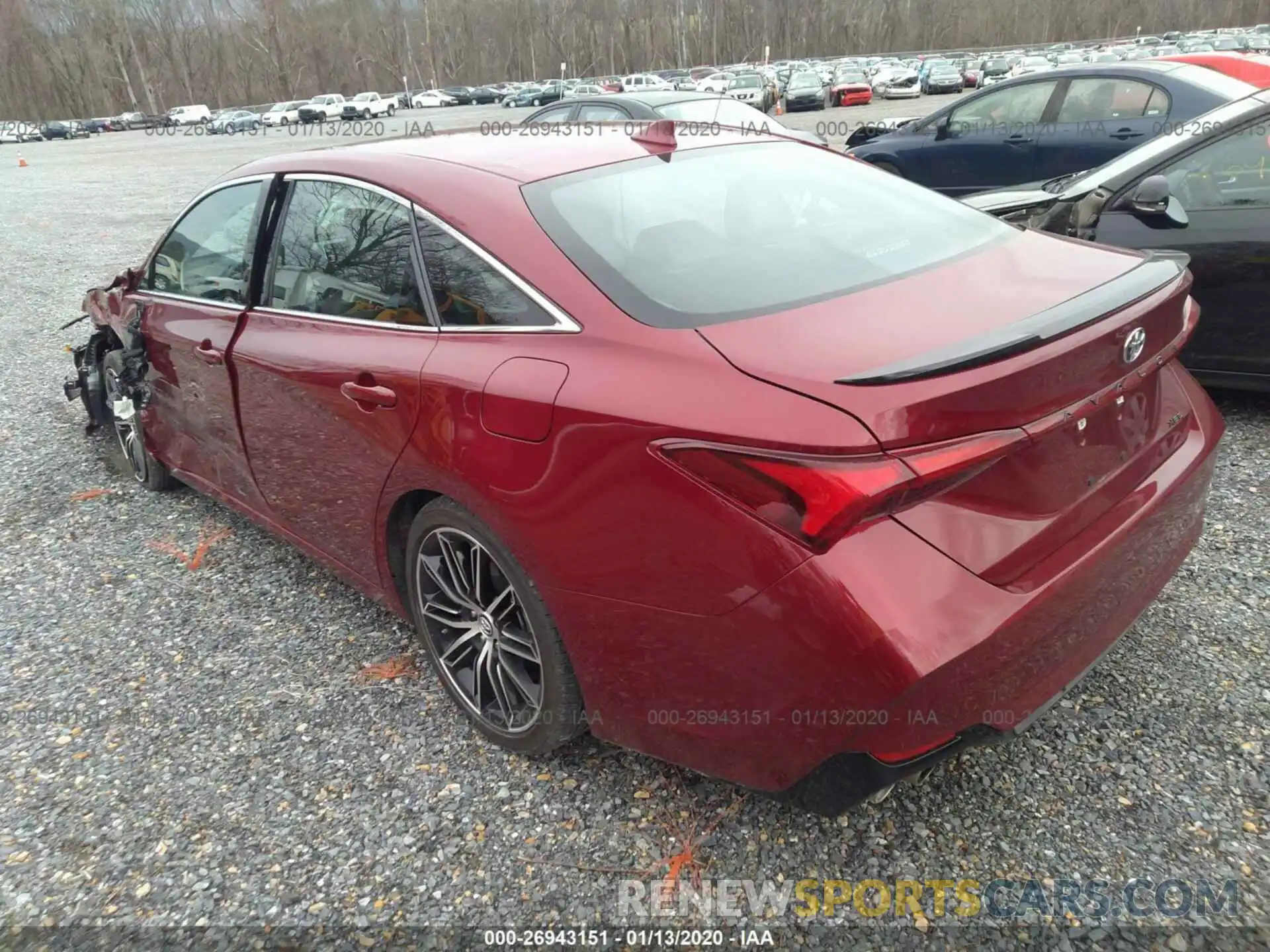 3 Photograph of a damaged car 4T1BZ1FB5KU006641 TOYOTA AVALON 2019