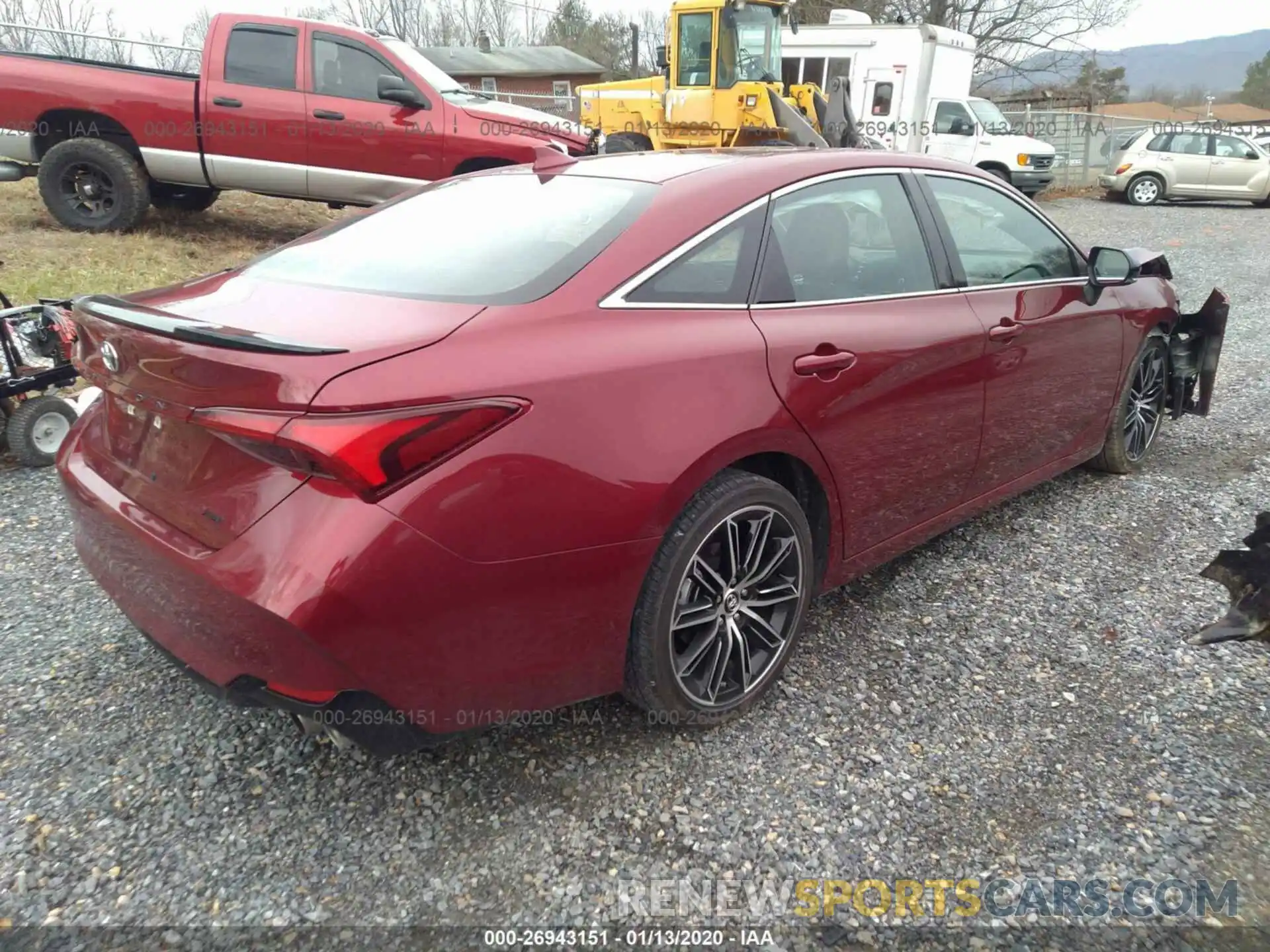 4 Photograph of a damaged car 4T1BZ1FB5KU006641 TOYOTA AVALON 2019