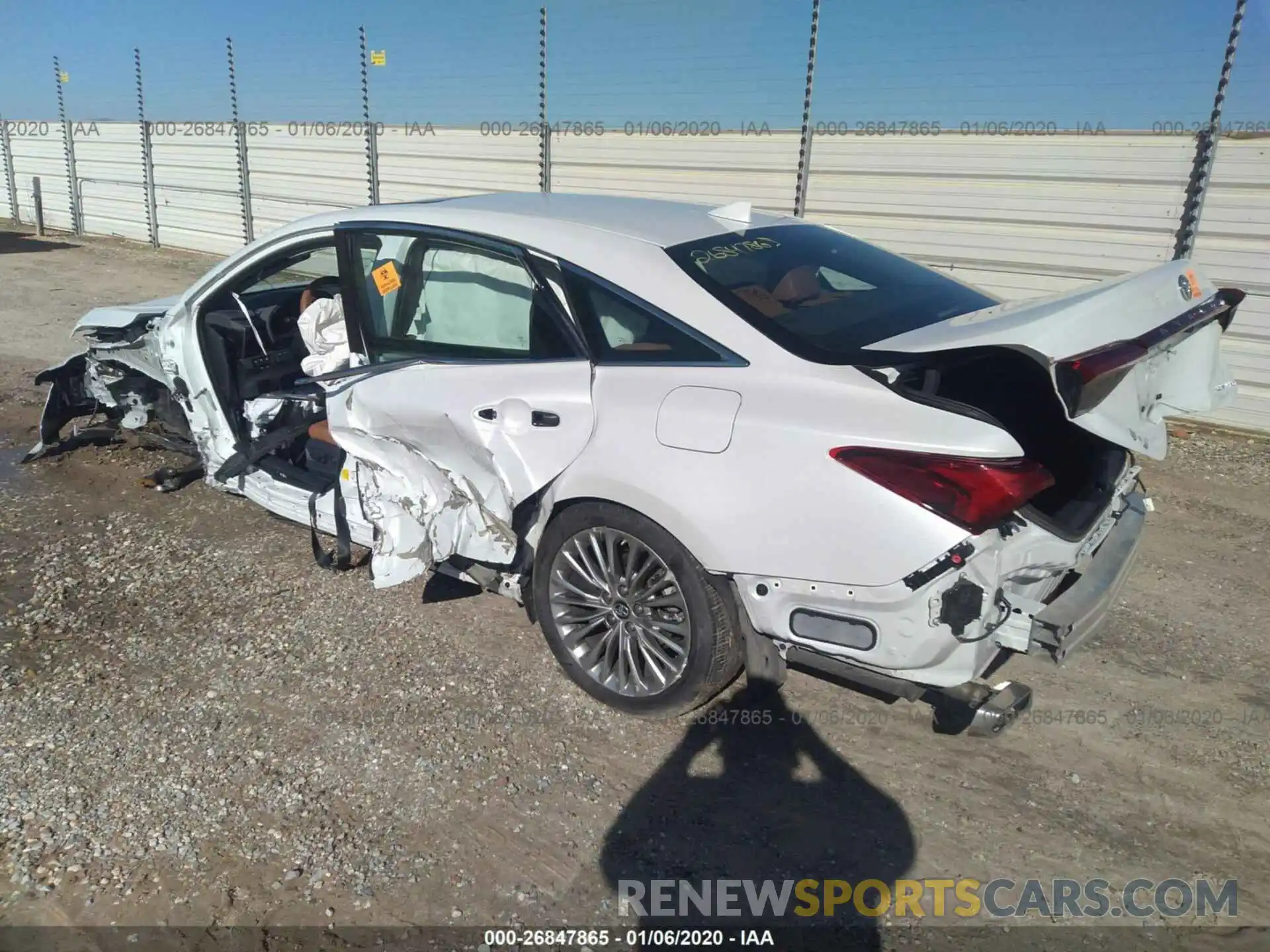 3 Photograph of a damaged car 4T1BZ1FB5KU007420 TOYOTA AVALON 2019