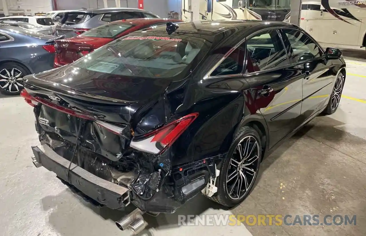 4 Photograph of a damaged car 4T1BZ1FB5KU009703 TOYOTA AVALON 2019