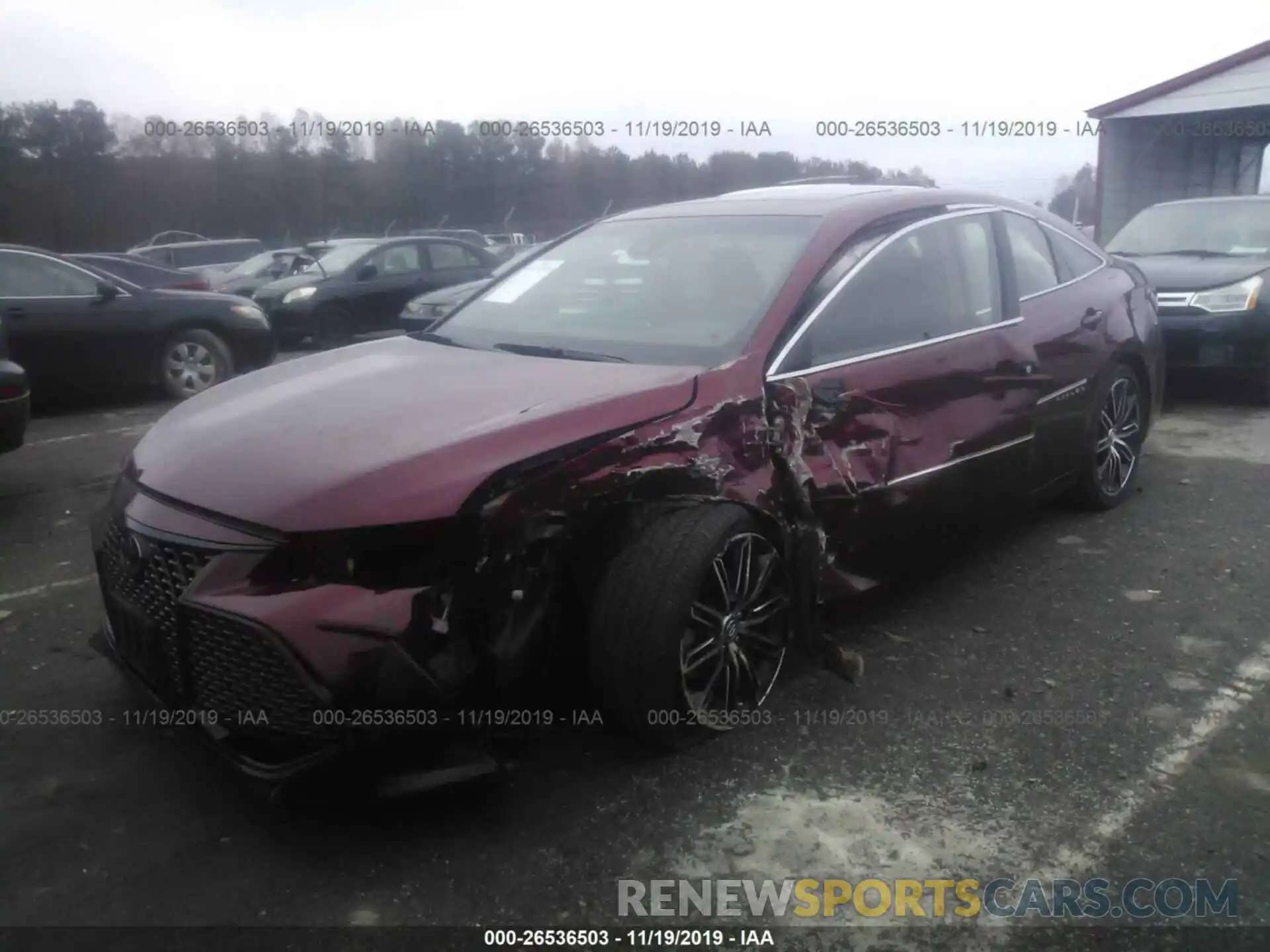 2 Photograph of a damaged car 4T1BZ1FB5KU012522 TOYOTA AVALON 2019