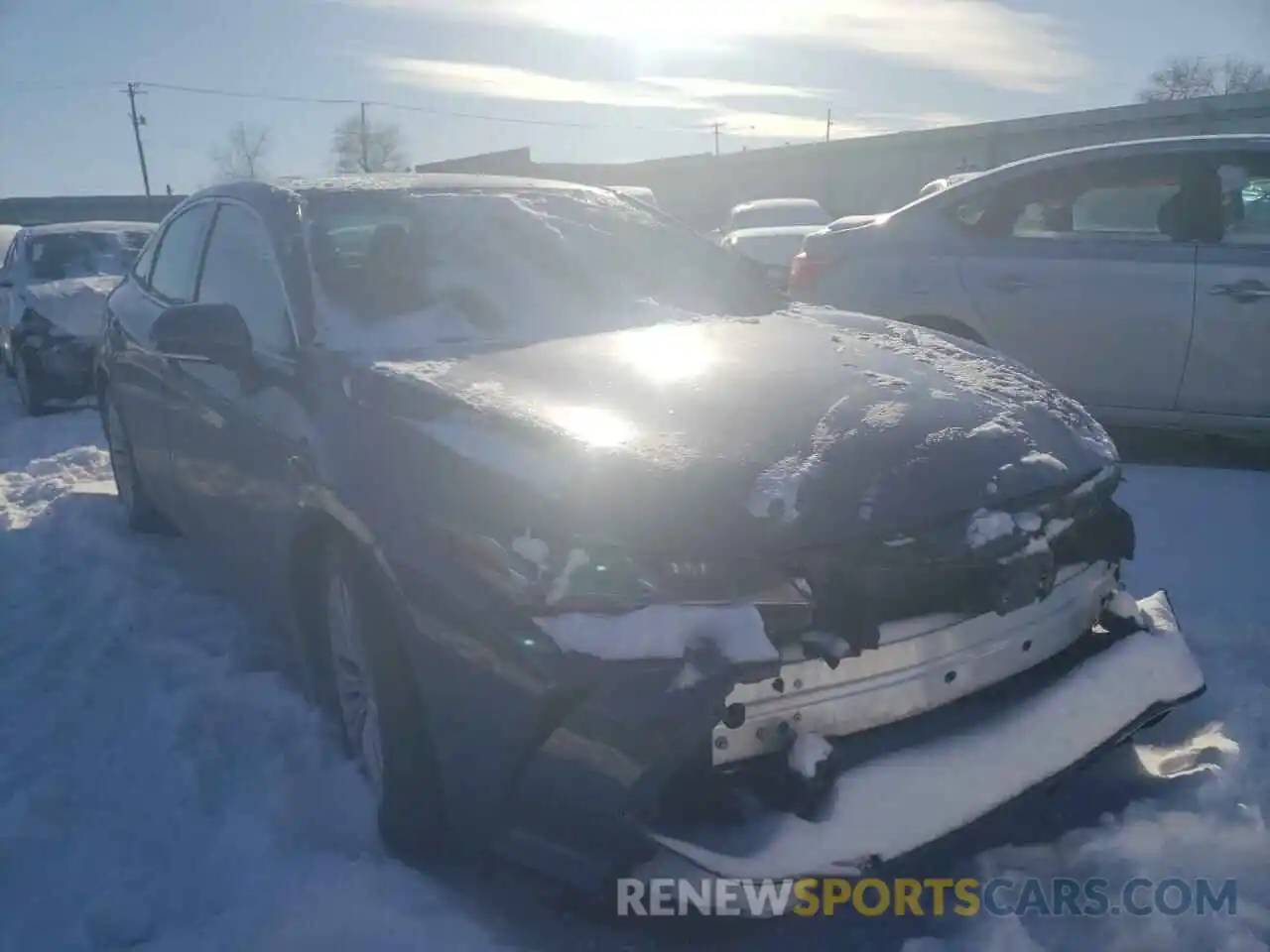 1 Photograph of a damaged car 4T1BZ1FB5KU016828 TOYOTA AVALON 2019