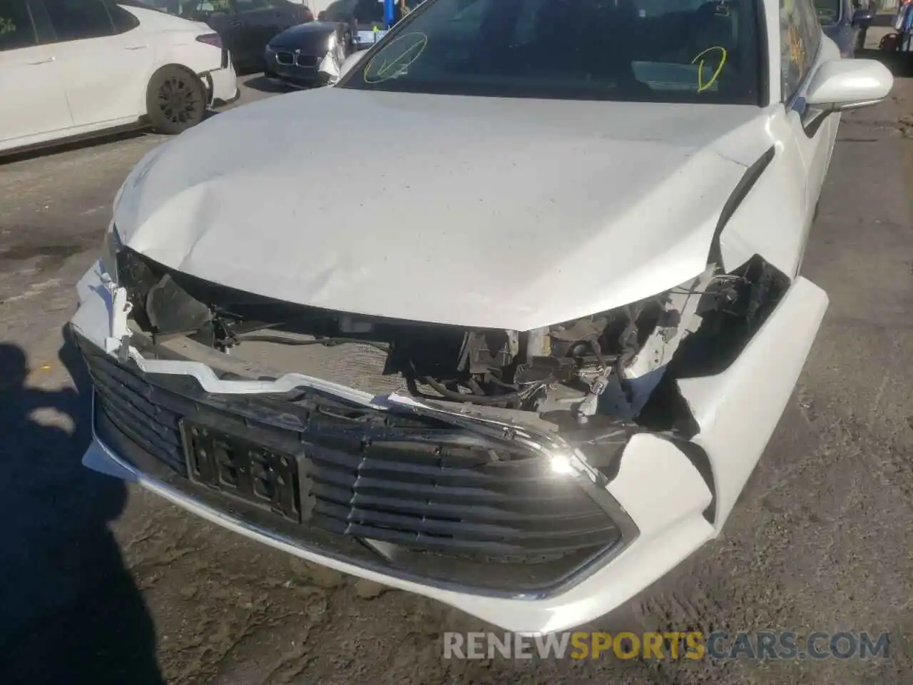 9 Photograph of a damaged car 4T1BZ1FB5KU019082 TOYOTA AVALON 2019