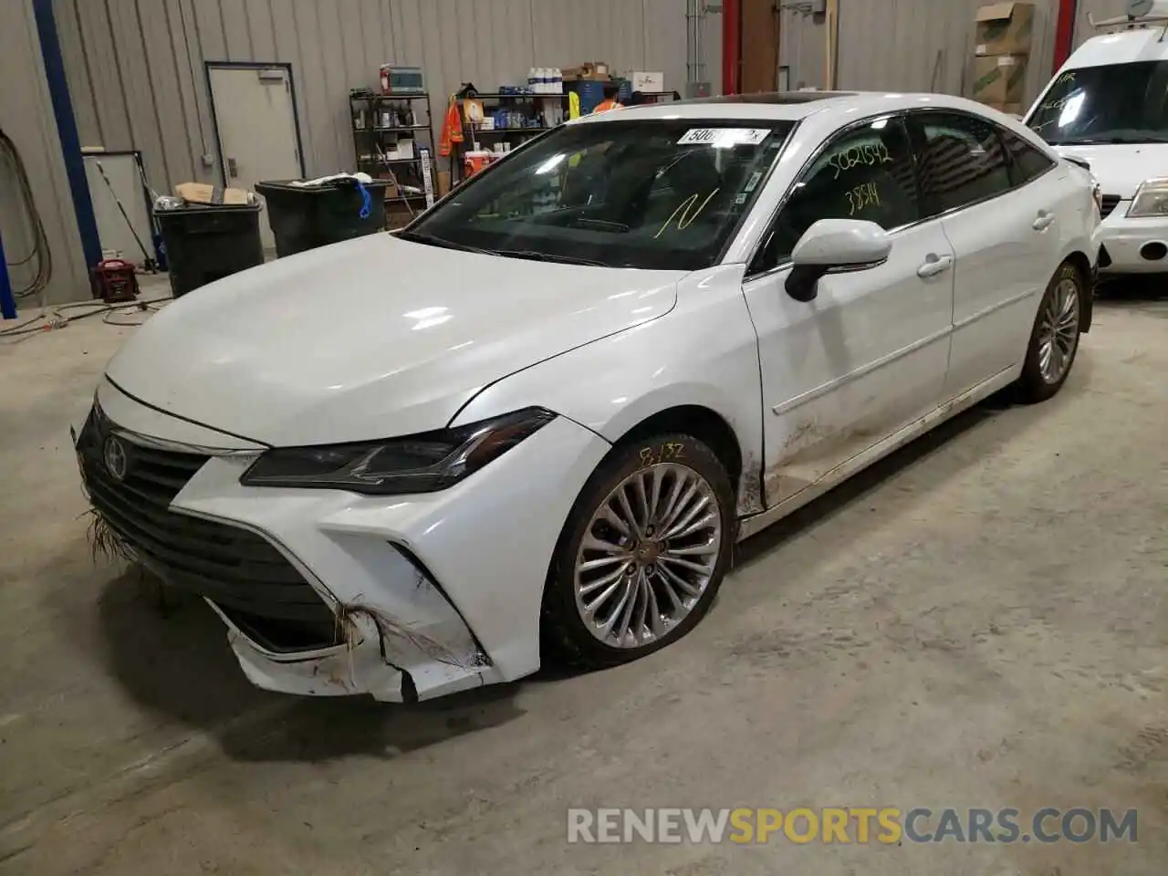 2 Photograph of a damaged car 4T1BZ1FB5KU021429 TOYOTA AVALON 2019