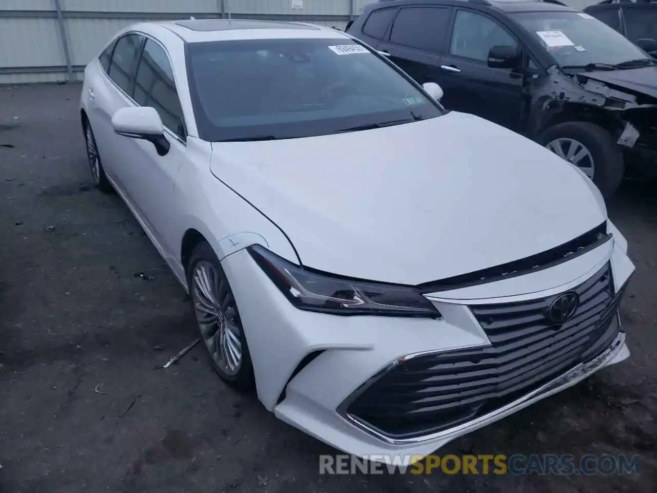 1 Photograph of a damaged car 4T1BZ1FB5KU032186 TOYOTA AVALON 2019