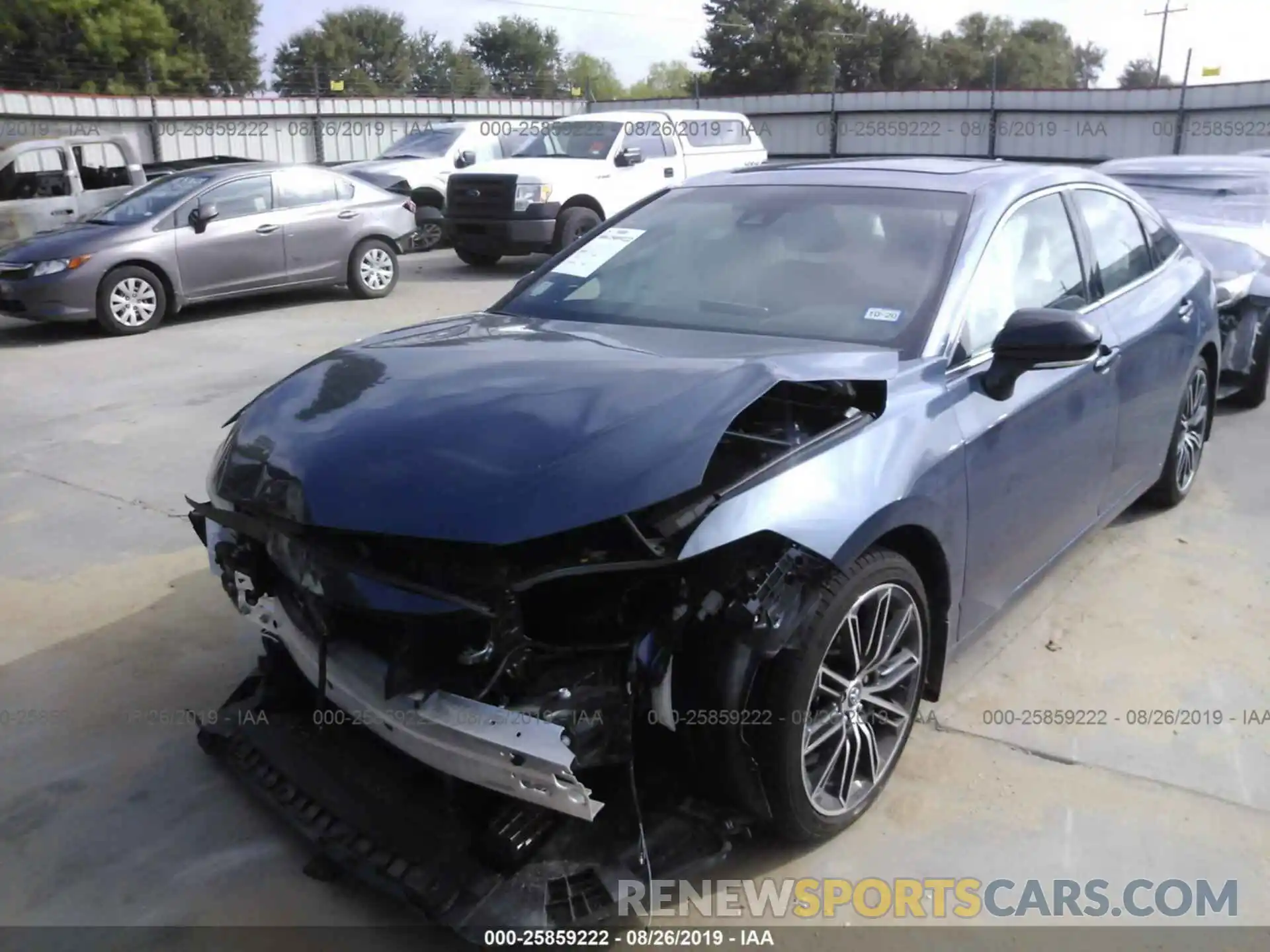 2 Photograph of a damaged car 4T1BZ1FB6KU001416 TOYOTA AVALON 2019