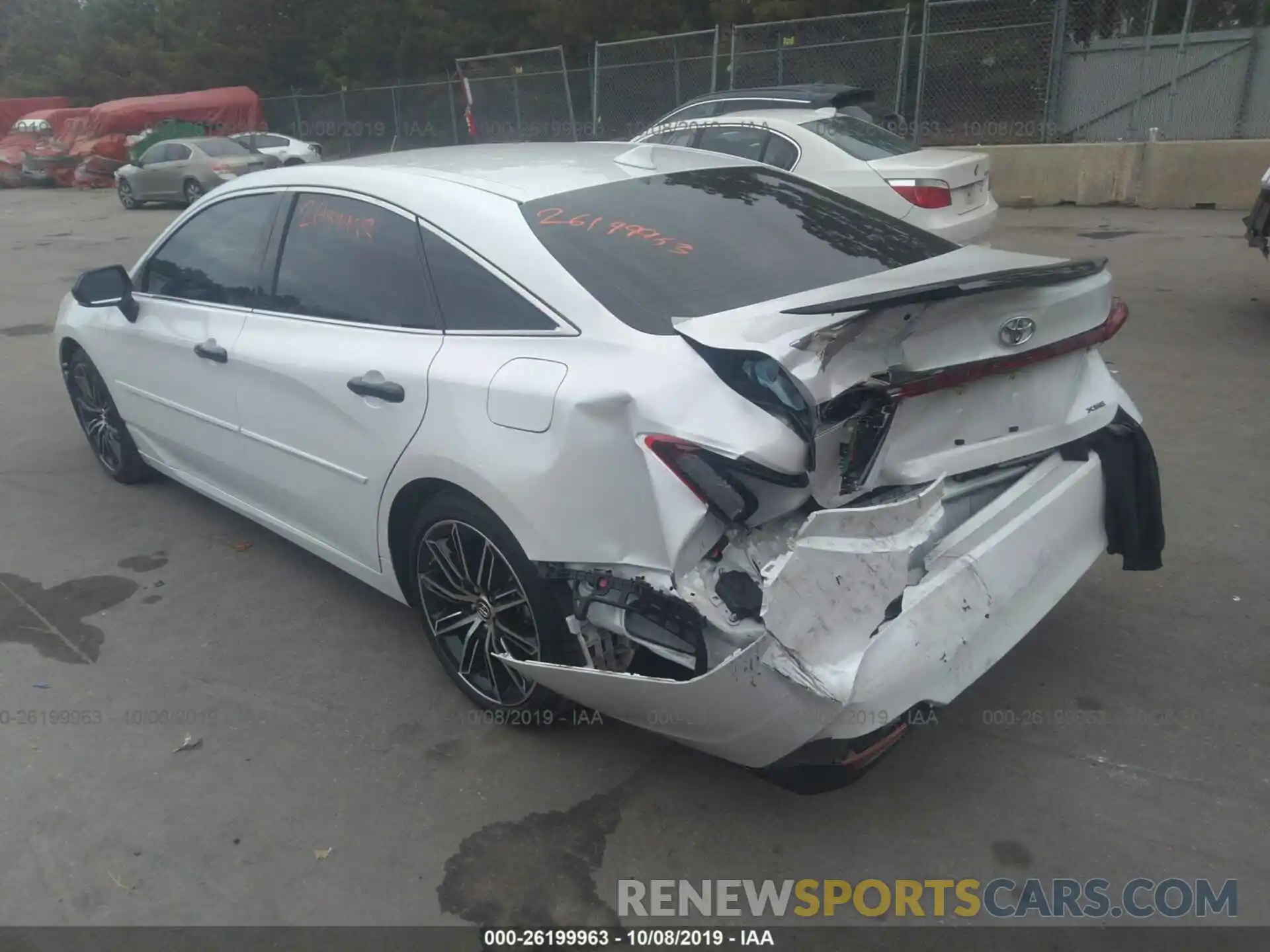 3 Photograph of a damaged car 4T1BZ1FB6KU002355 TOYOTA AVALON 2019