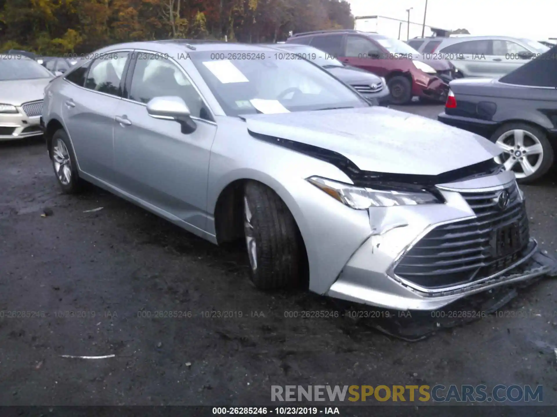 1 Photograph of a damaged car 4T1BZ1FB6KU004090 TOYOTA AVALON 2019