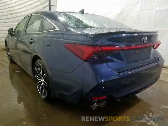 3 Photograph of a damaged car 4T1BZ1FB6KU010729 TOYOTA AVALON 2019