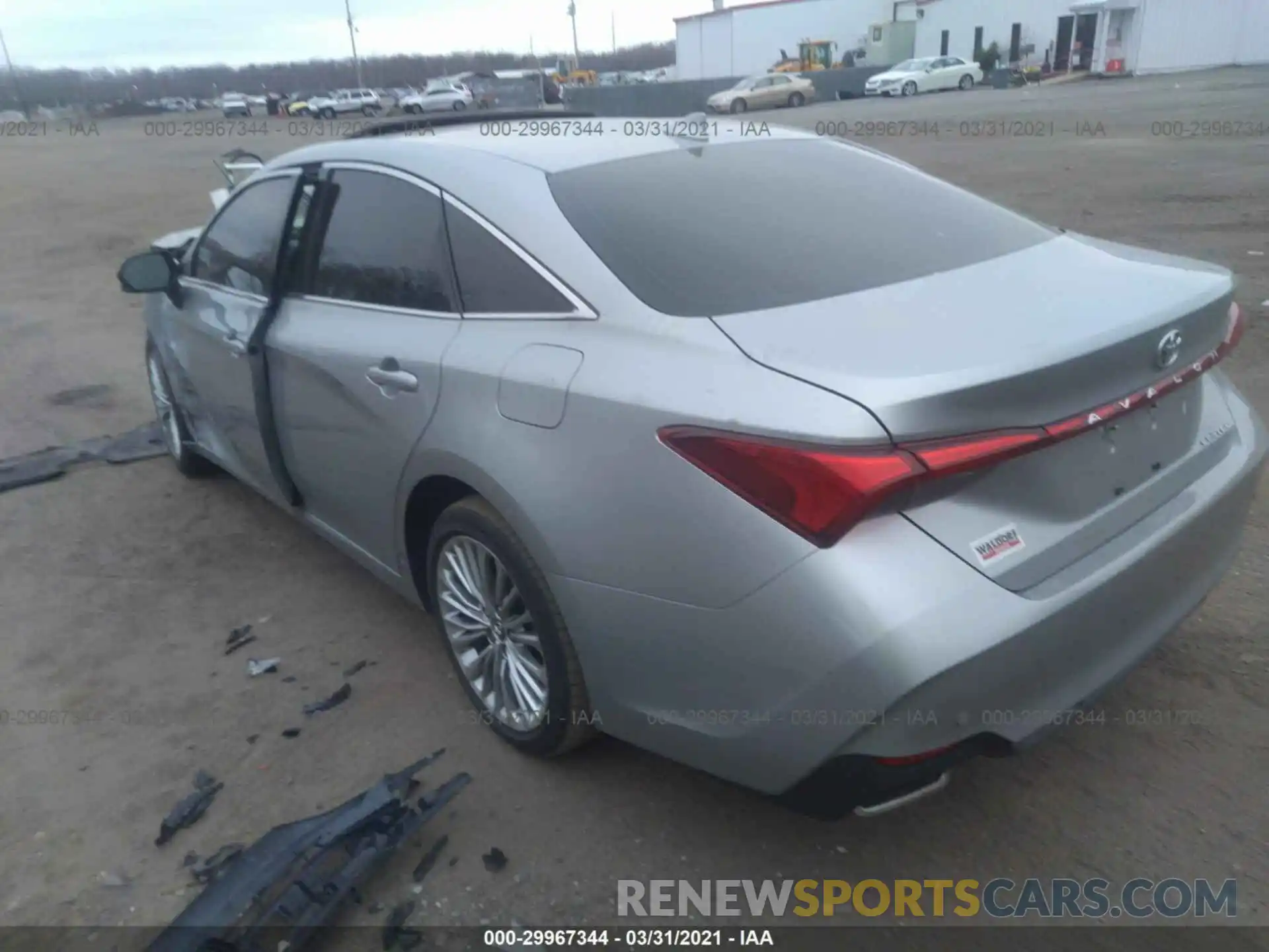 3 Photograph of a damaged car 4T1BZ1FB6KU013517 TOYOTA AVALON 2019