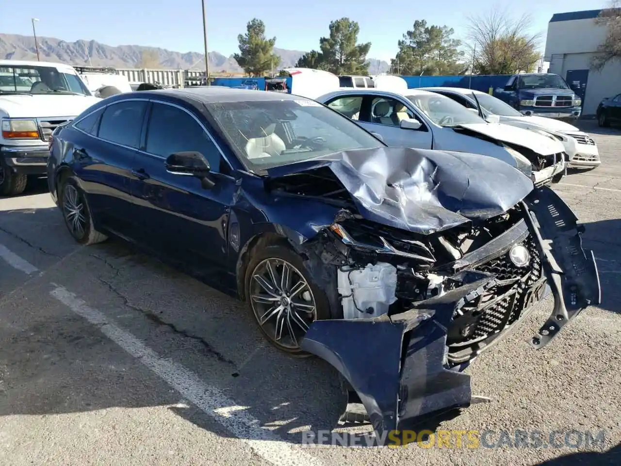 1 Photograph of a damaged car 4T1BZ1FB6KU013811 TOYOTA AVALON 2019