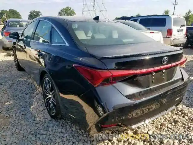 3 Photograph of a damaged car 4T1BZ1FB6KU022864 TOYOTA AVALON 2019