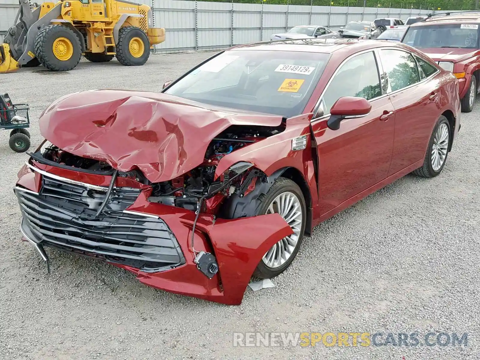 2 Photograph of a damaged car 4T1BZ1FB6KU026106 TOYOTA AVALON 2019