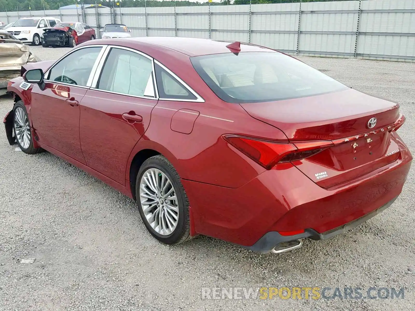 3 Photograph of a damaged car 4T1BZ1FB6KU026106 TOYOTA AVALON 2019