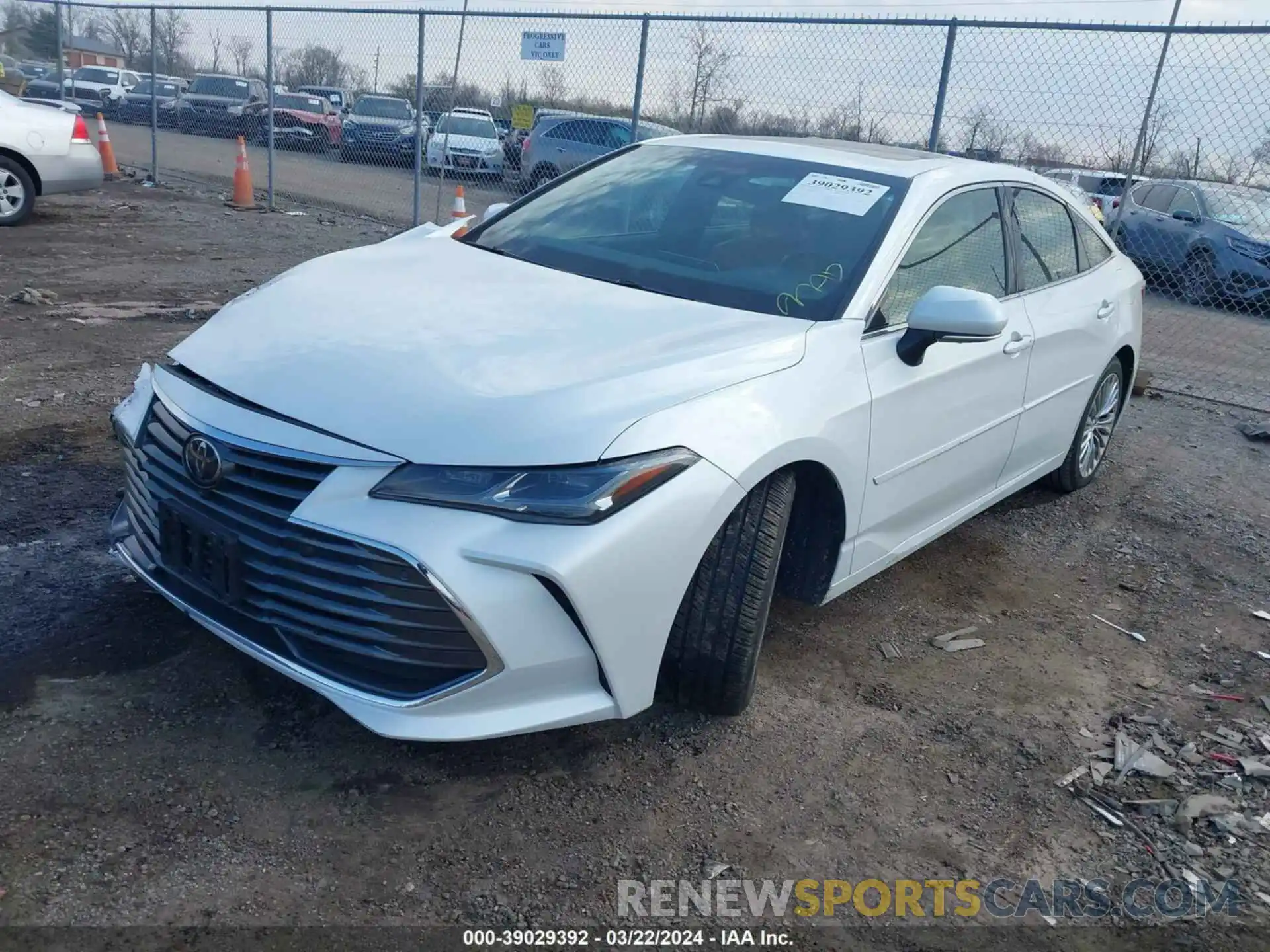 2 Photograph of a damaged car 4T1BZ1FB6KU027112 TOYOTA AVALON 2019