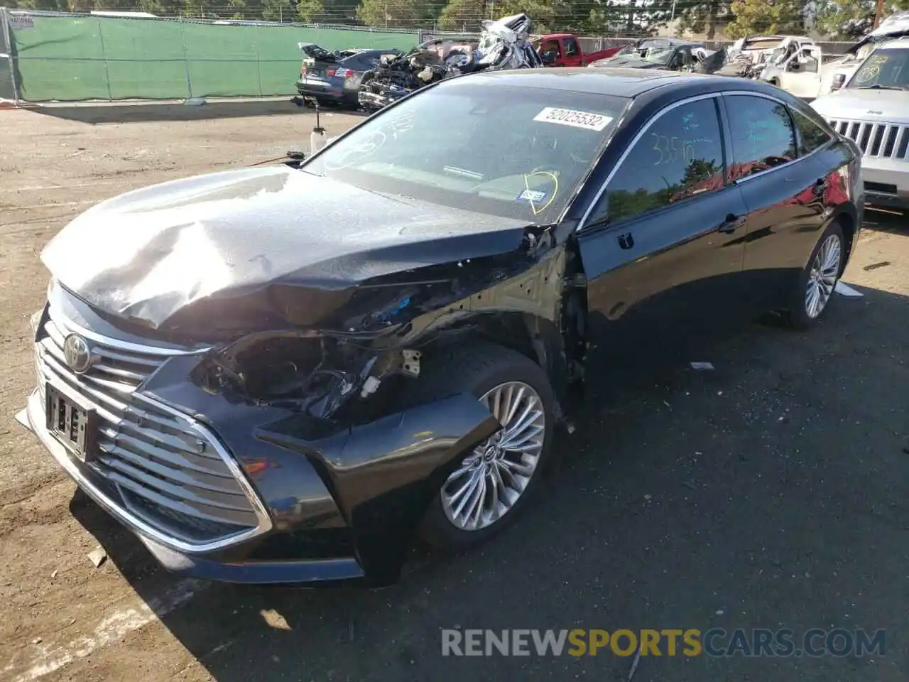 2 Photograph of a damaged car 4T1BZ1FB7KU003434 TOYOTA AVALON 2019