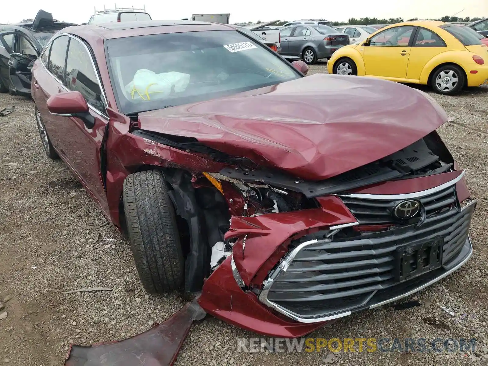 1 Photograph of a damaged car 4T1BZ1FB7KU003515 TOYOTA AVALON 2019