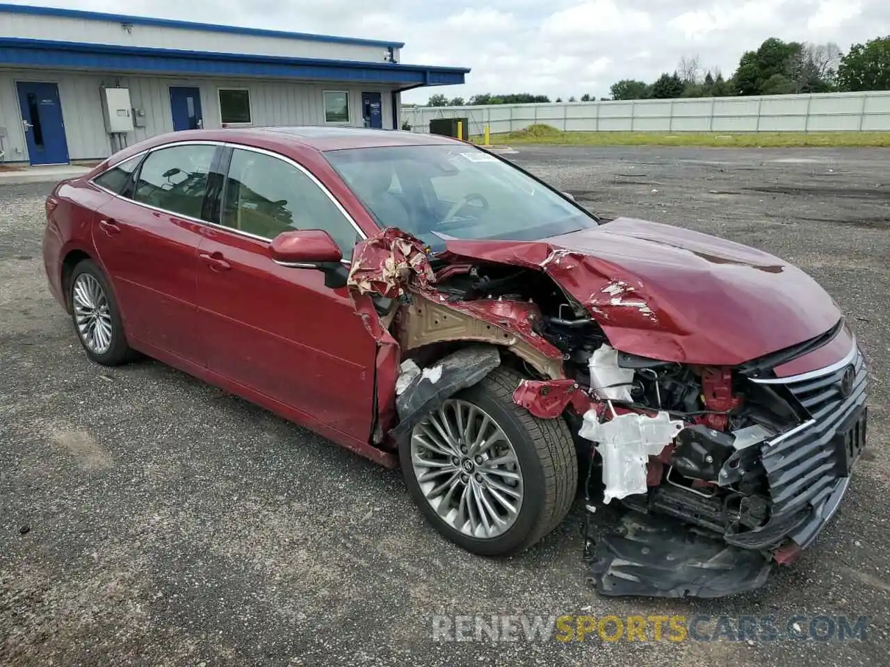 1 Photograph of a damaged car 4T1BZ1FB7KU003630 TOYOTA AVALON 2019