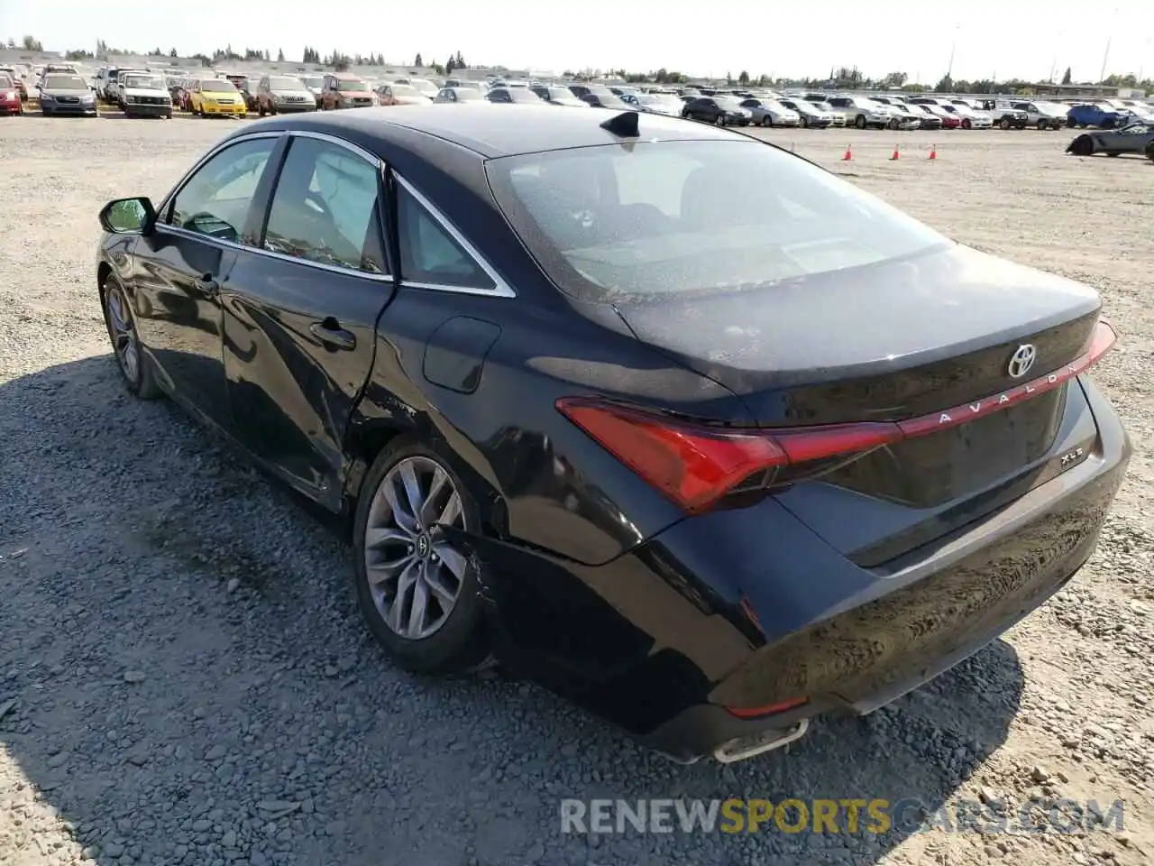 3 Photograph of a damaged car 4T1BZ1FB7KU004034 TOYOTA AVALON 2019