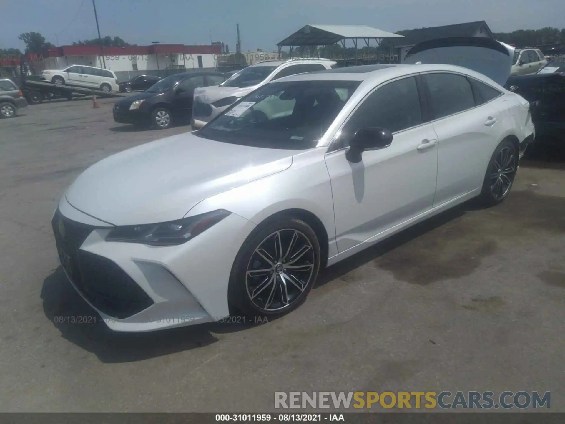 2 Photograph of a damaged car 4T1BZ1FB7KU004051 TOYOTA AVALON 2019