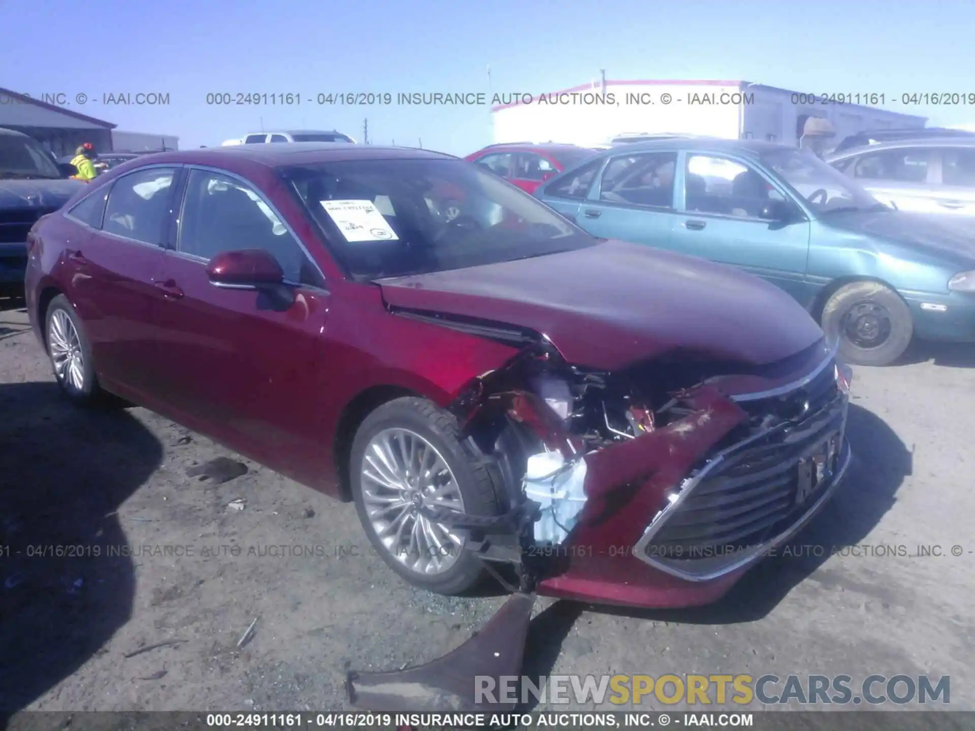 1 Photograph of a damaged car 4T1BZ1FB7KU004096 TOYOTA AVALON 2019