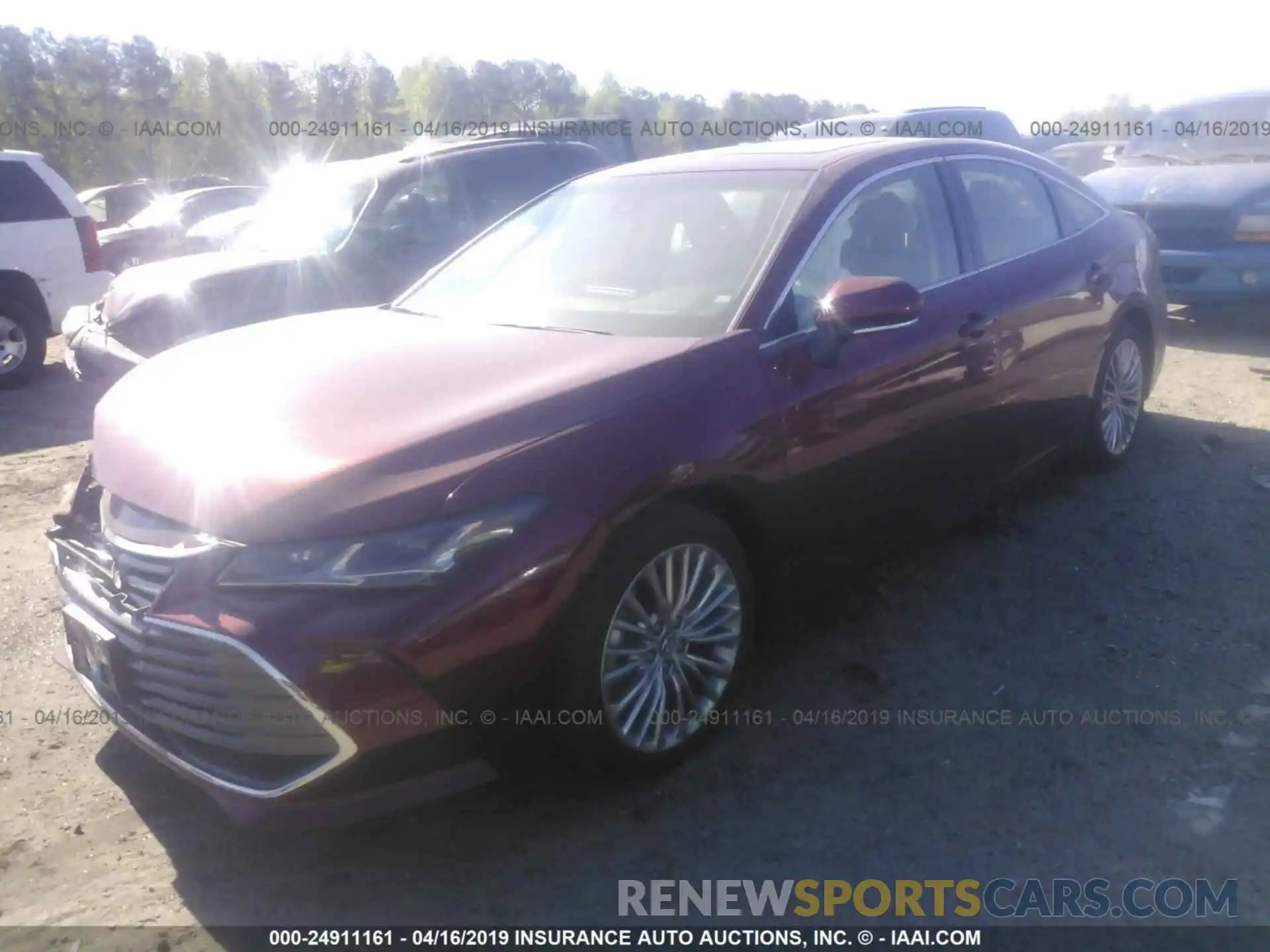 2 Photograph of a damaged car 4T1BZ1FB7KU004096 TOYOTA AVALON 2019