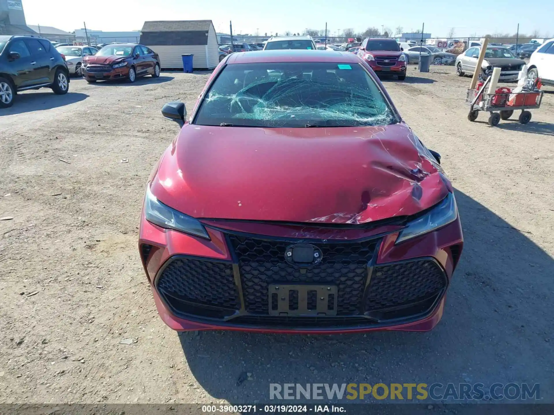 12 Photograph of a damaged car 4T1BZ1FB7KU005622 TOYOTA AVALON 2019