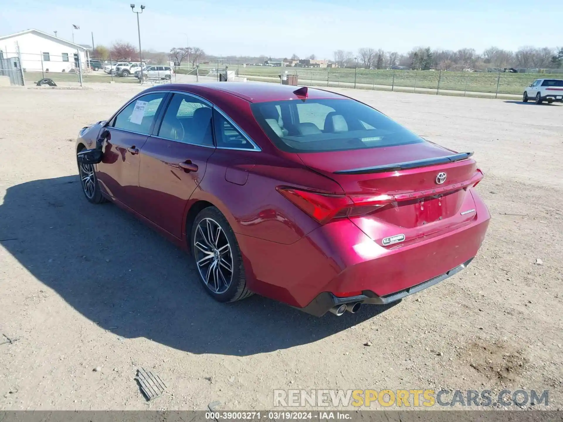 3 Photograph of a damaged car 4T1BZ1FB7KU005622 TOYOTA AVALON 2019