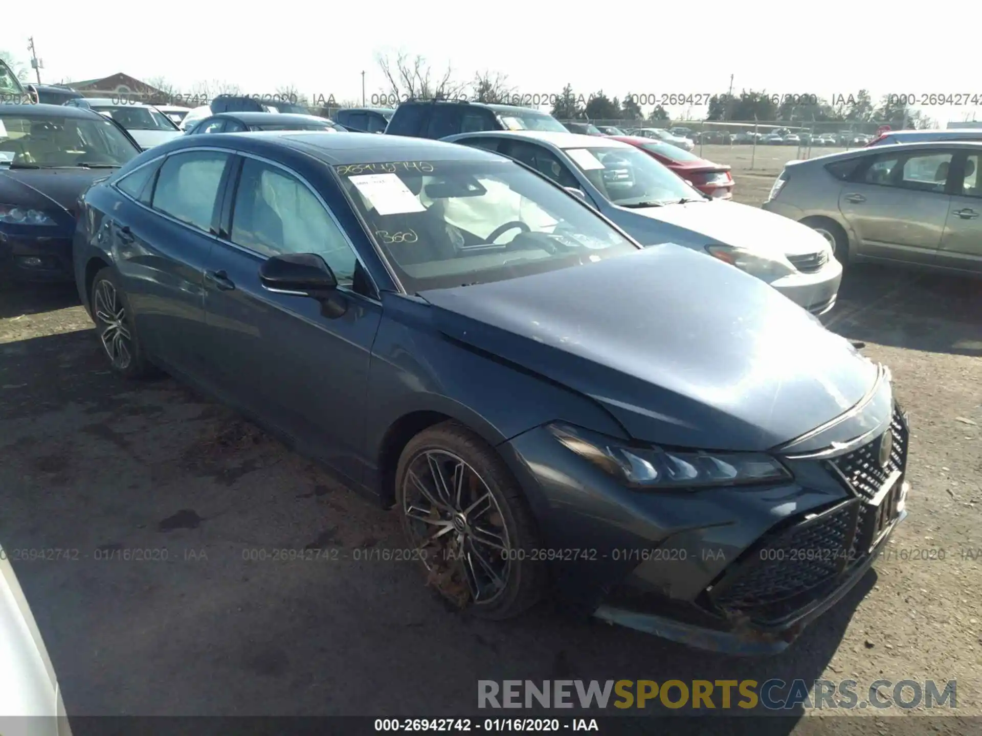 1 Photograph of a damaged car 4T1BZ1FB7KU006088 TOYOTA AVALON 2019