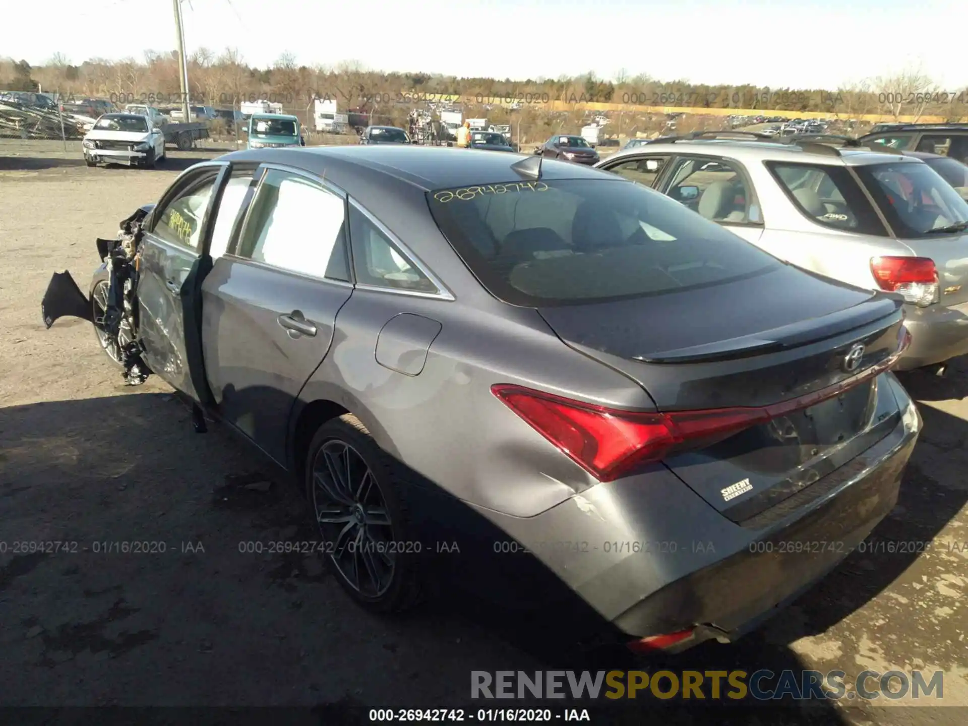 3 Photograph of a damaged car 4T1BZ1FB7KU006088 TOYOTA AVALON 2019