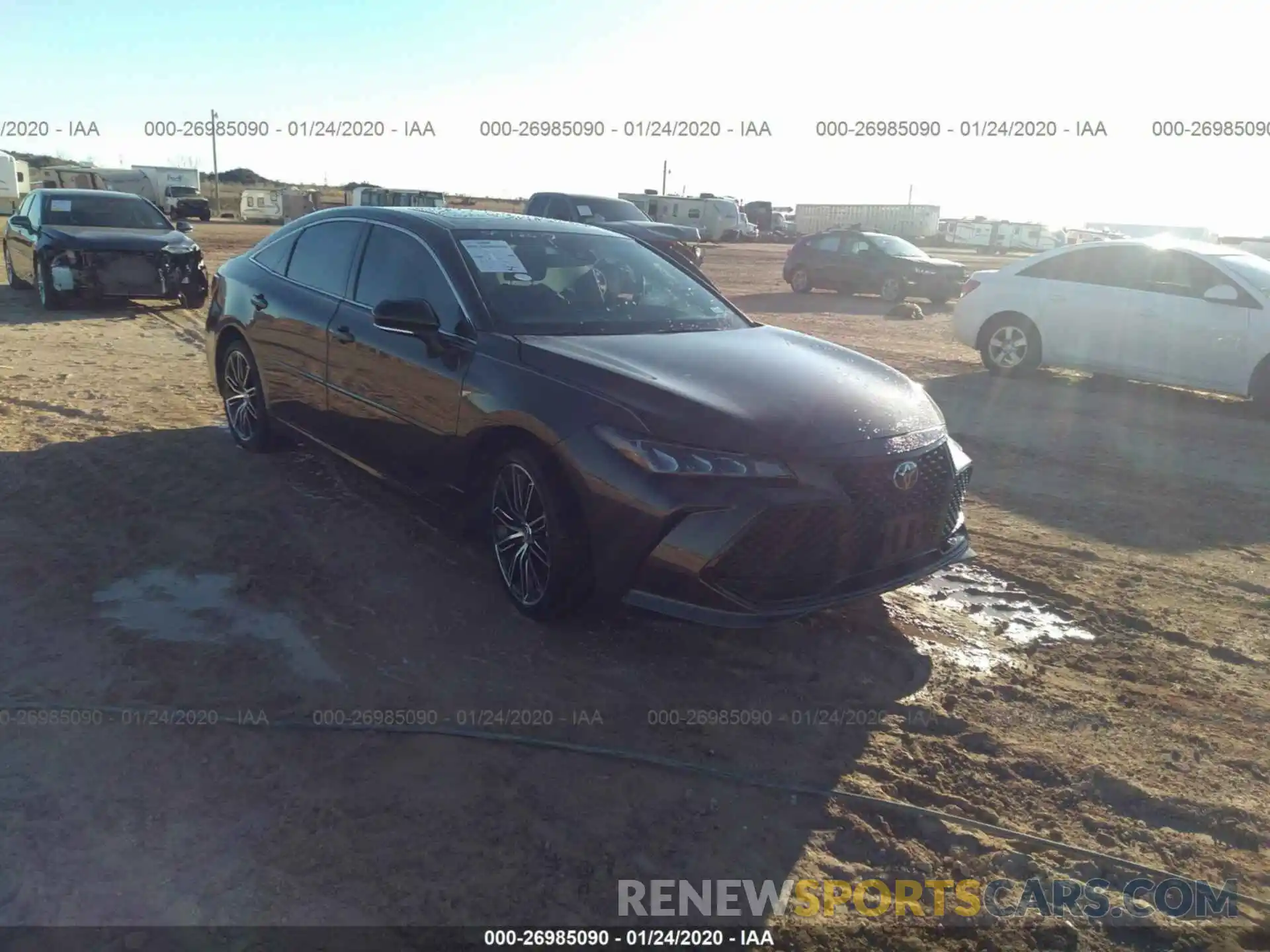 1 Photograph of a damaged car 4T1BZ1FB7KU009878 TOYOTA AVALON 2019