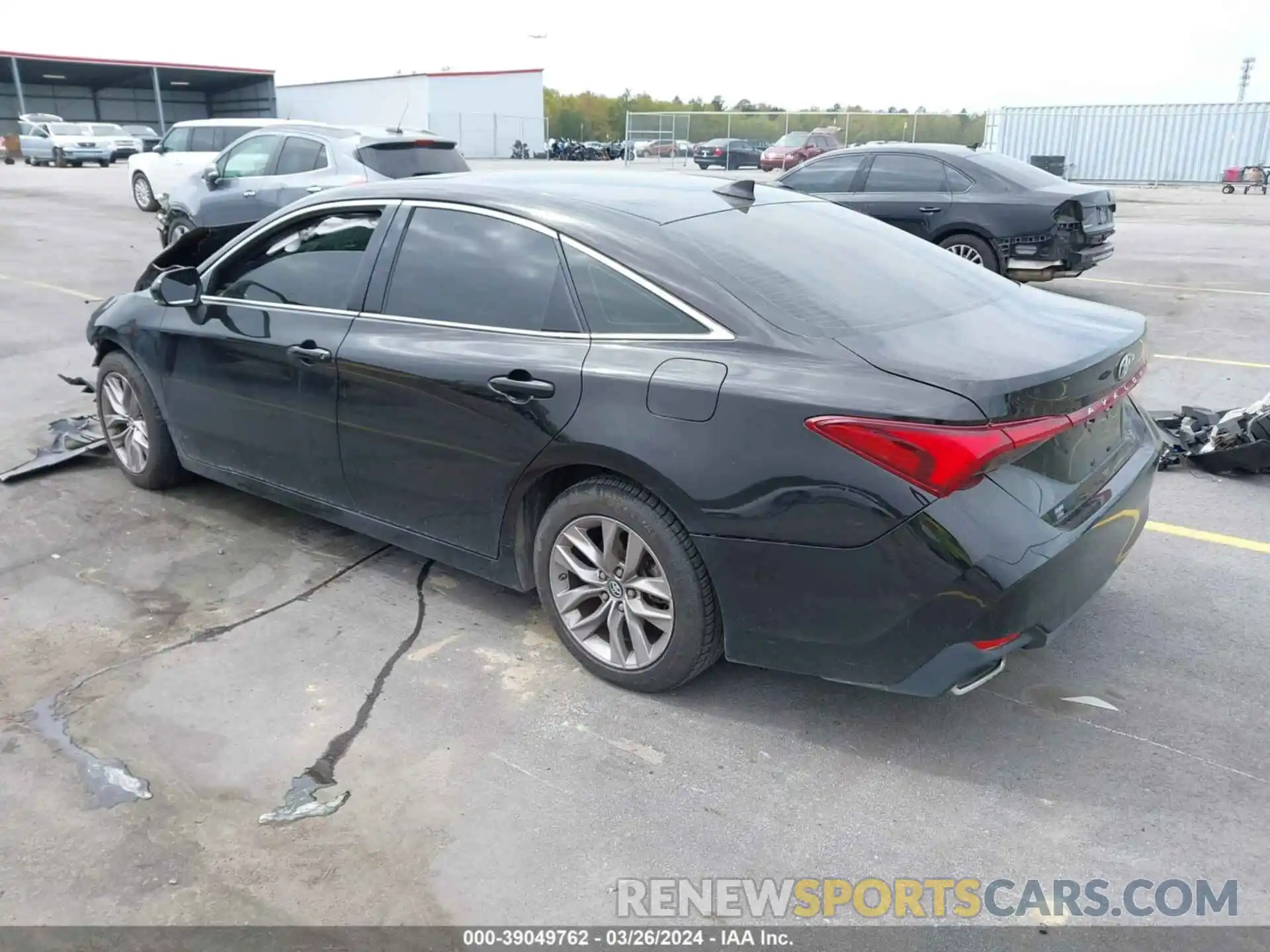 3 Photograph of a damaged car 4T1BZ1FB7KU010108 TOYOTA AVALON 2019