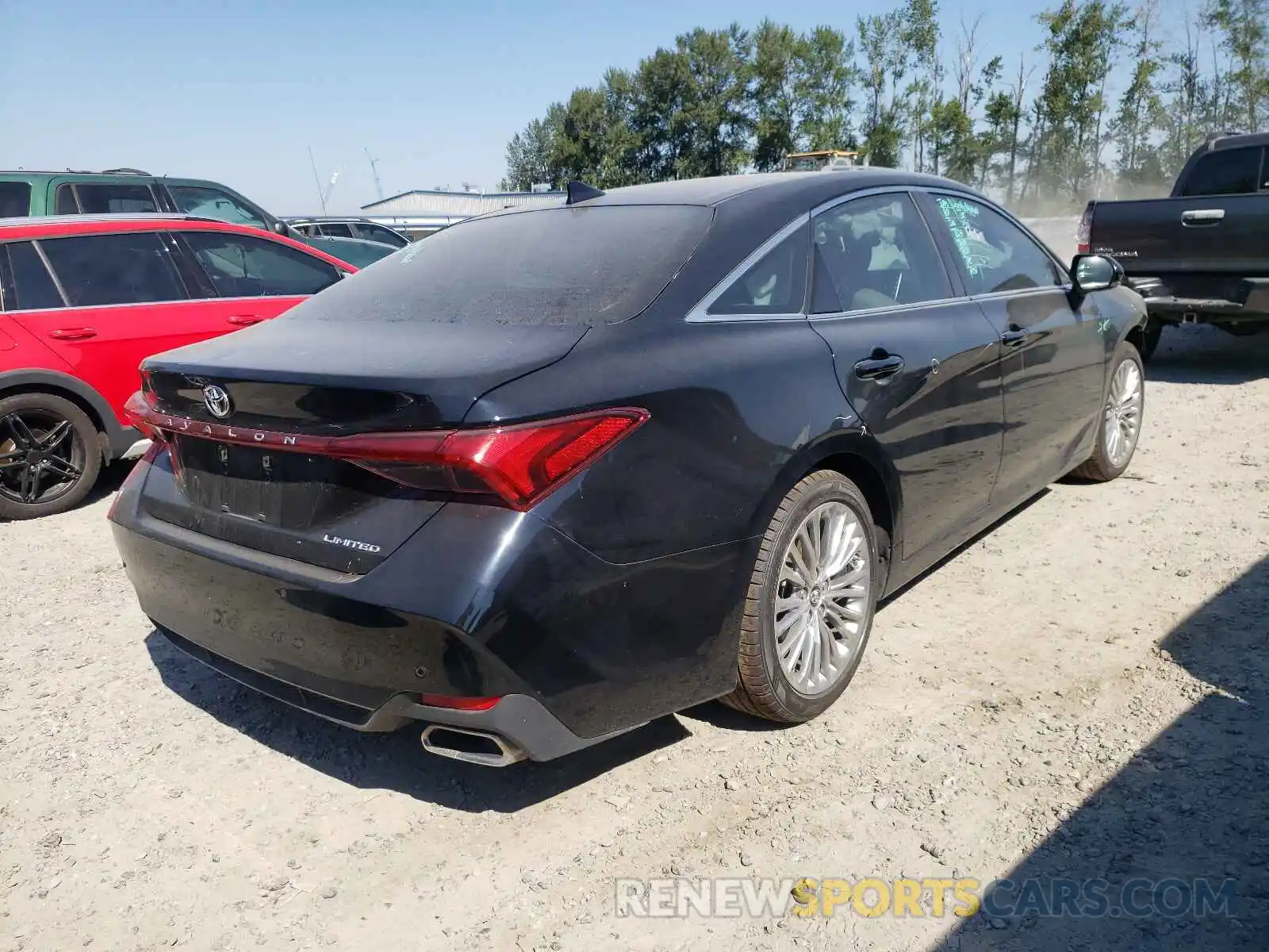 4 Photograph of a damaged car 4T1BZ1FB7KU015051 TOYOTA AVALON 2019