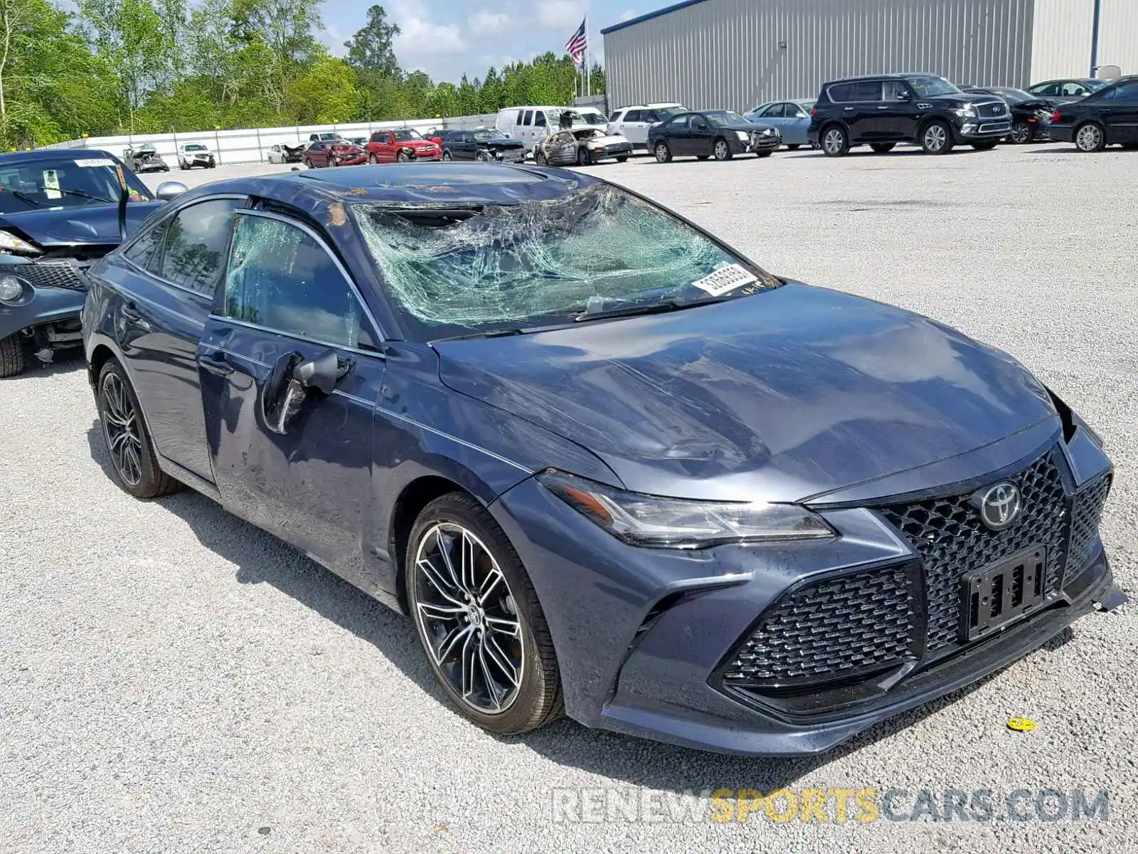 1 Photograph of a damaged car 4T1BZ1FB7KU016989 TOYOTA AVALON 2019