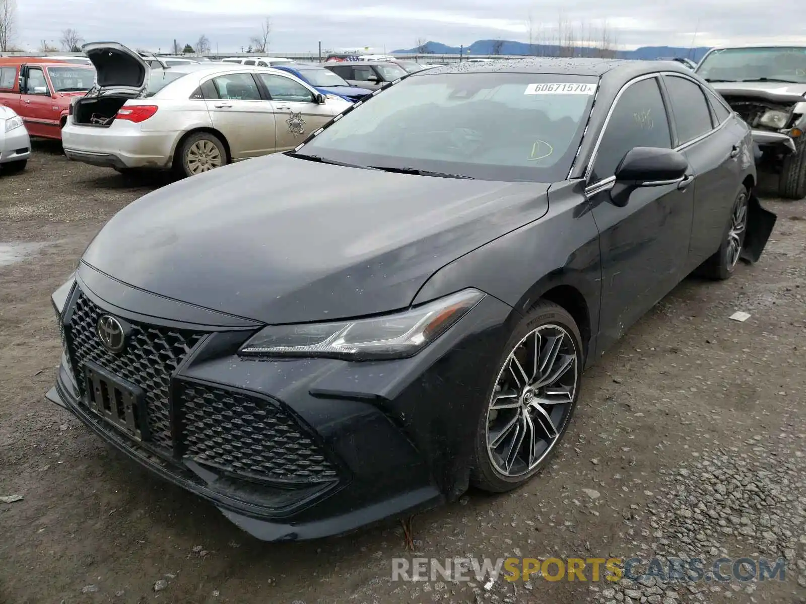 2 Фотография поврежденного автомобиля 4T1BZ1FB7KU017530 TOYOTA AVALON 2019