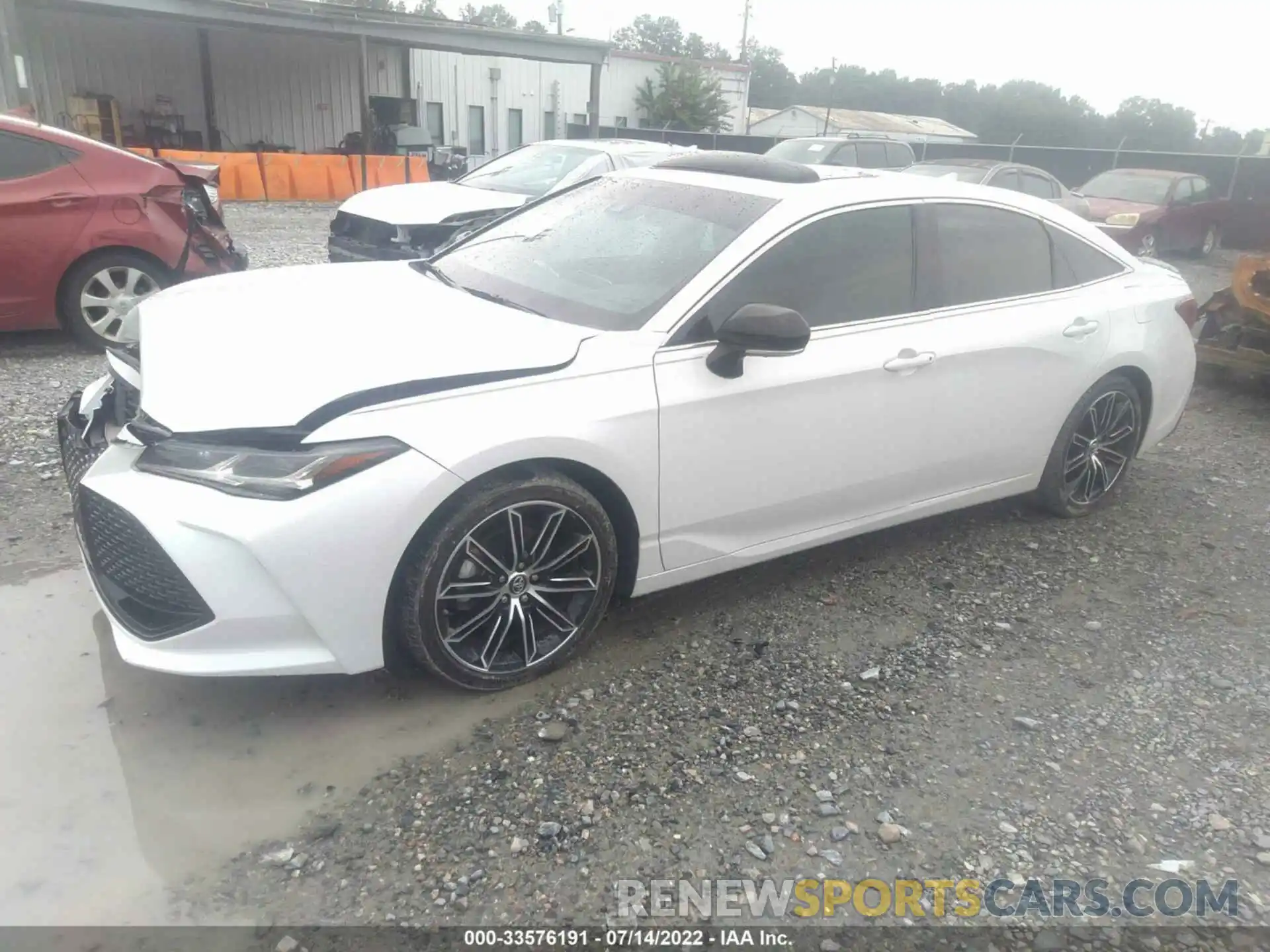 2 Photograph of a damaged car 4T1BZ1FB7KU026664 TOYOTA AVALON 2019