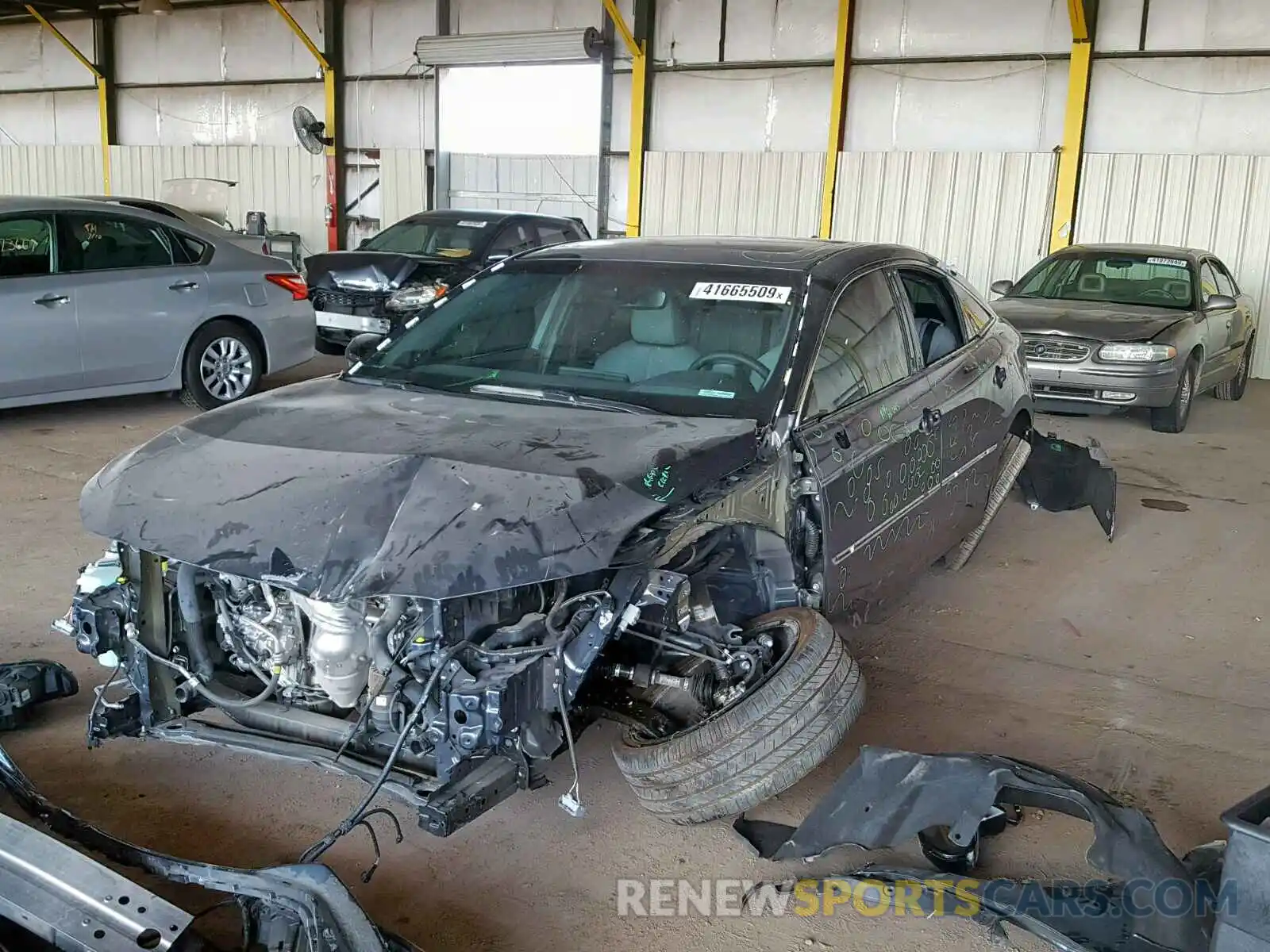 2 Photograph of a damaged car 4T1BZ1FB7KU026762 TOYOTA AVALON 2019