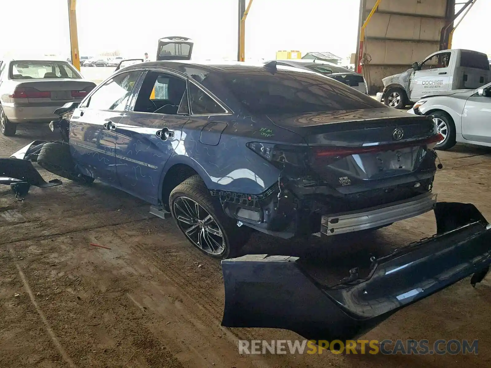 3 Photograph of a damaged car 4T1BZ1FB7KU026762 TOYOTA AVALON 2019