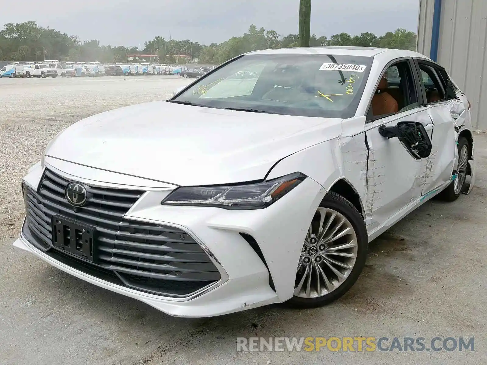 2 Photograph of a damaged car 4T1BZ1FB7KU028544 TOYOTA AVALON 2019