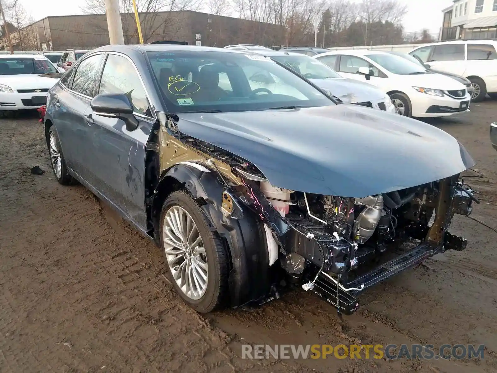 1 Photograph of a damaged car 4T1BZ1FB7KU028916 TOYOTA AVALON 2019