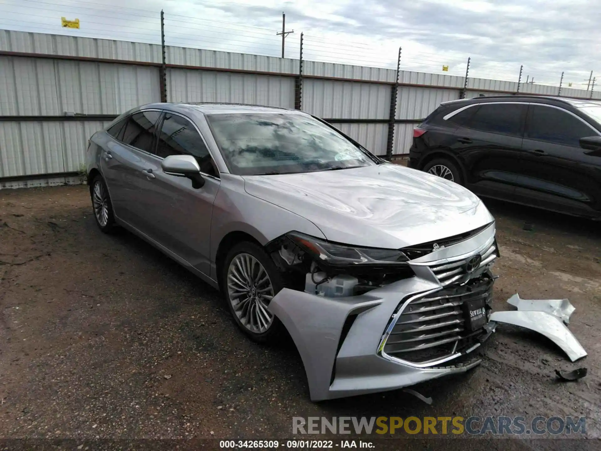 1 Photograph of a damaged car 4T1BZ1FB7KU029662 TOYOTA AVALON 2019