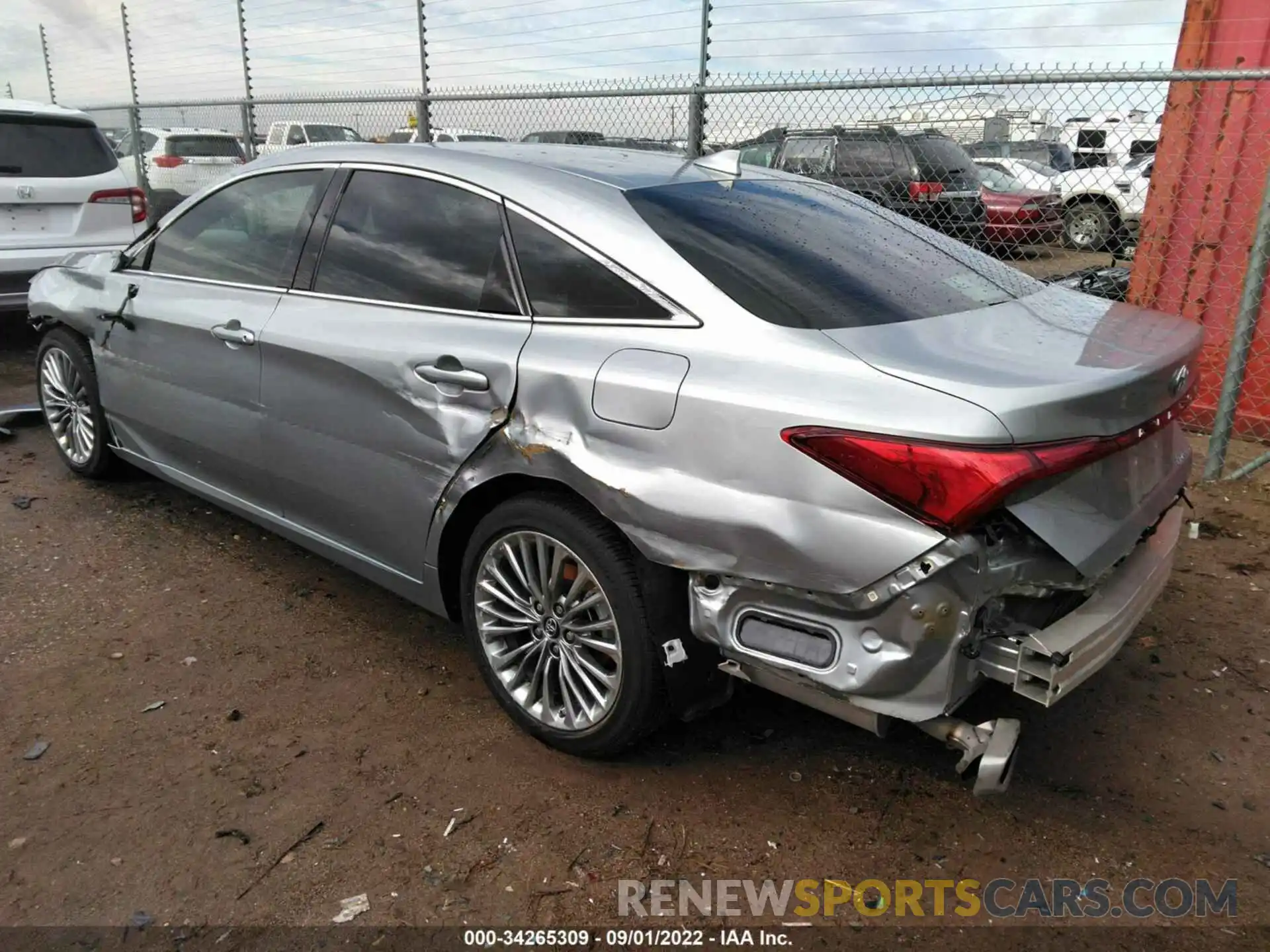 3 Photograph of a damaged car 4T1BZ1FB7KU029662 TOYOTA AVALON 2019