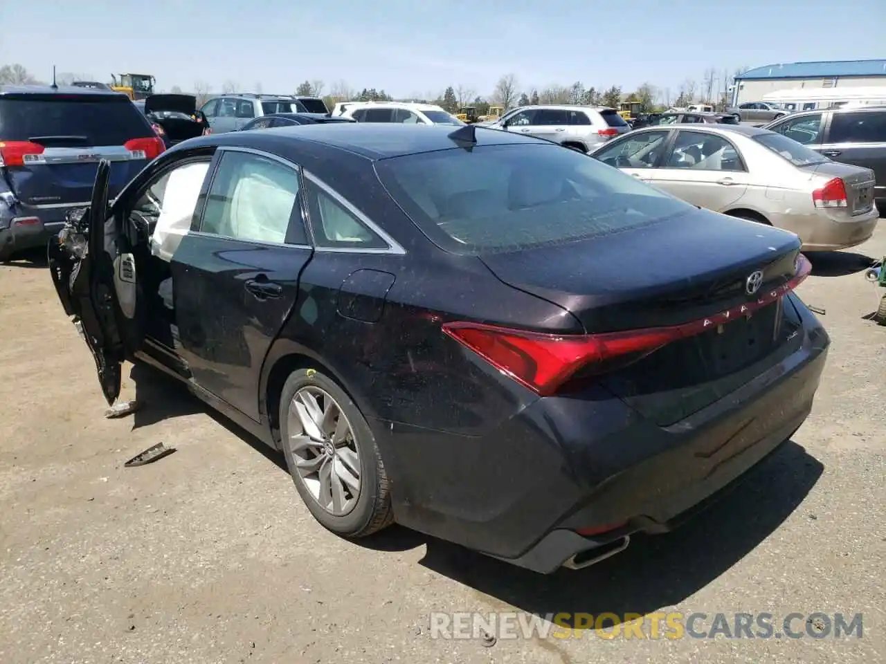 3 Photograph of a damaged car 4T1BZ1FB7KU034800 TOYOTA AVALON 2019