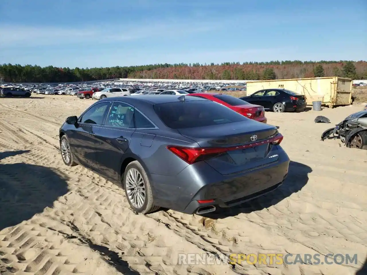 3 Photograph of a damaged car 4T1BZ1FB7KU035087 TOYOTA AVALON 2019