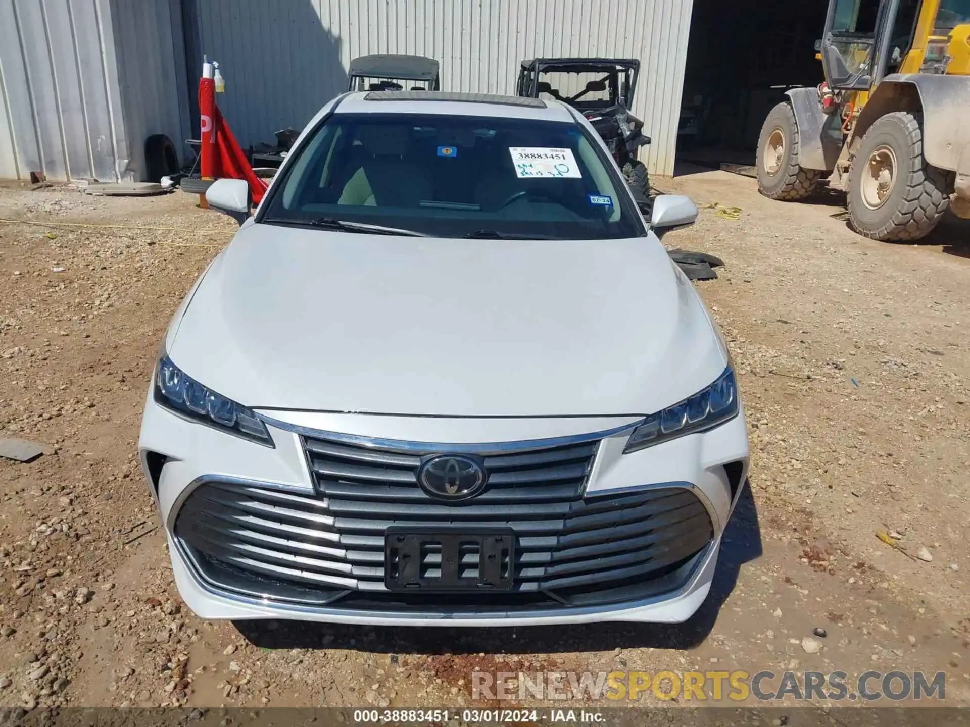 12 Photograph of a damaged car 4T1BZ1FB7KU035901 TOYOTA AVALON 2019