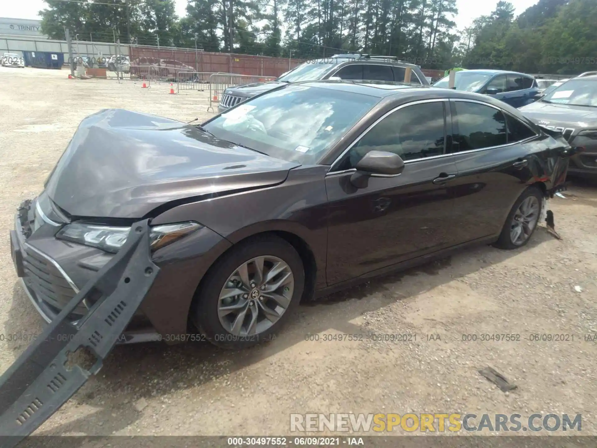 2 Photograph of a damaged car 4T1BZ1FB7KU037373 TOYOTA AVALON 2019