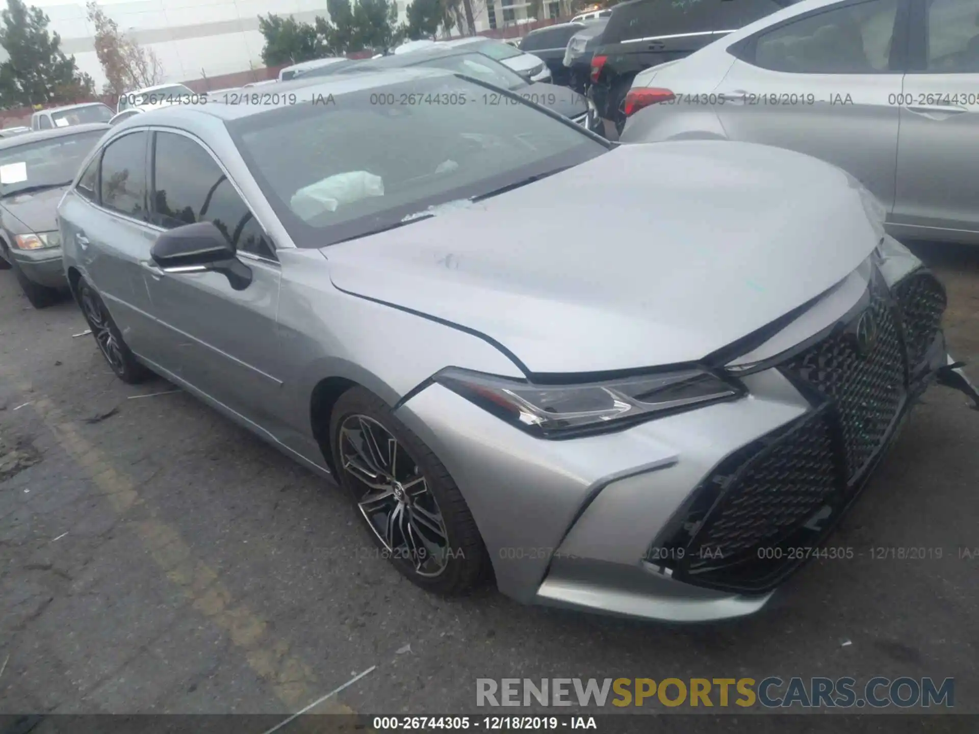 1 Photograph of a damaged car 4T1BZ1FB8KU004365 TOYOTA AVALON 2019